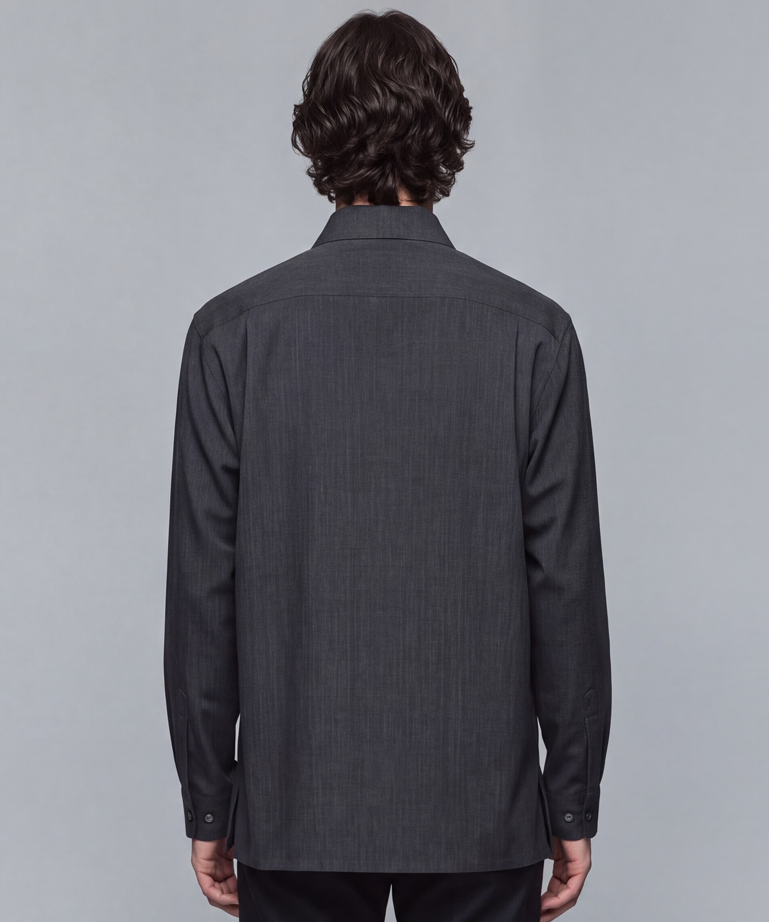 〈WEB限定〉HYBRID WOOL リラックスシャツ