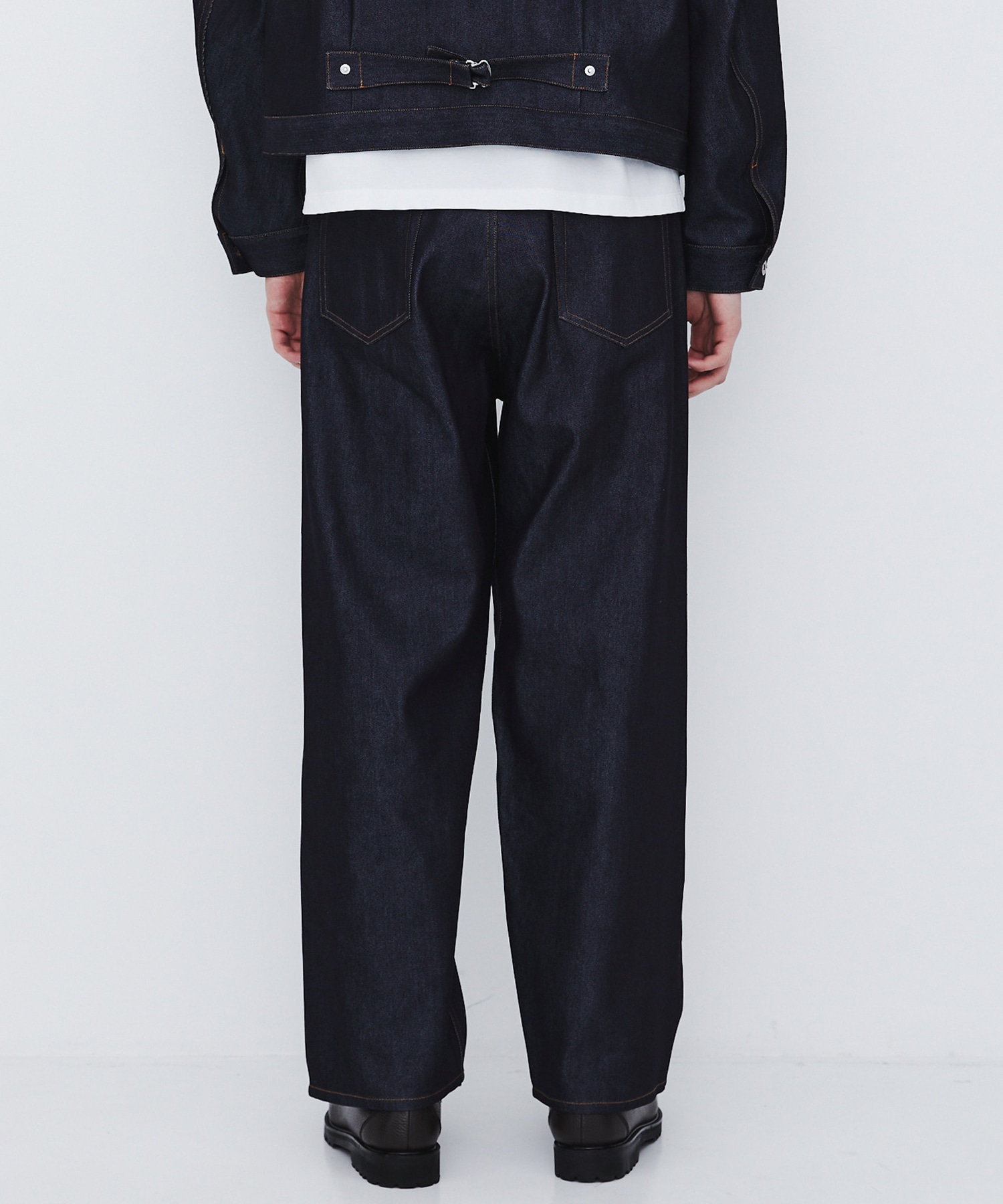〈数量限定〉TYPEZ SILK DENIM STRAIGHT PANTS