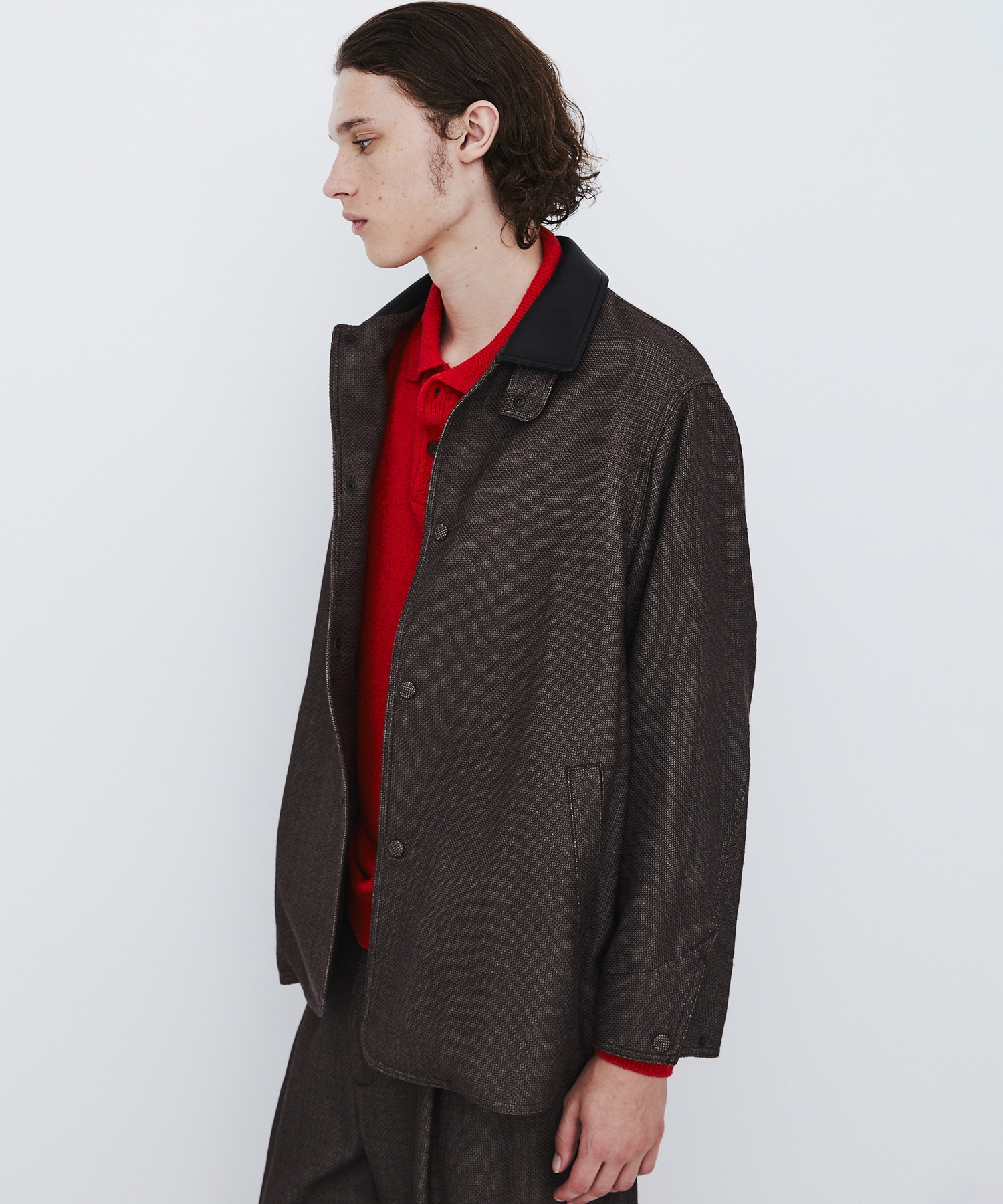 〈数量限定|各サイズ1点のみ〉SILK BROKEN OX WORK JACKET