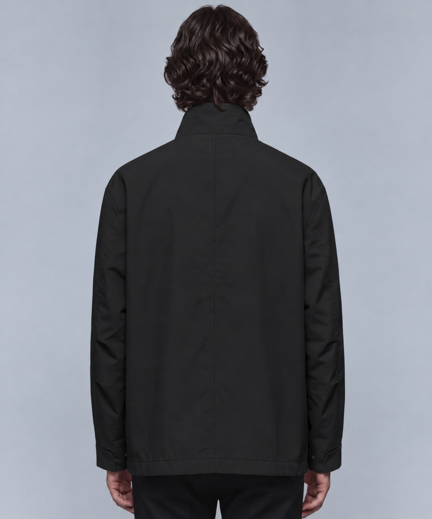 FEATHER NYLON ショートモッズコート