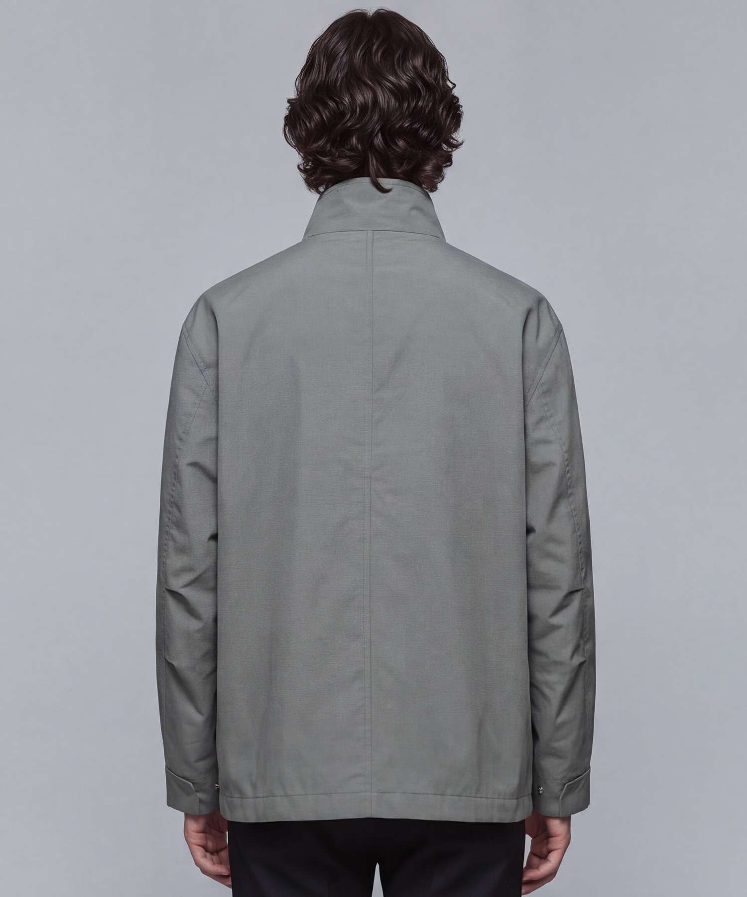 FEATHER NYLON ショートモッズコート