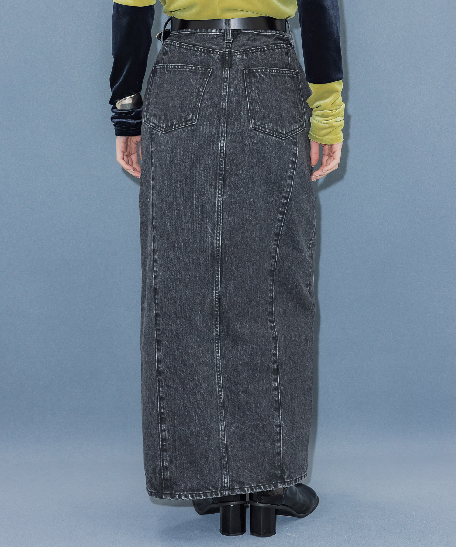 【UNITED TOKYO】　ベルティカルデニムスカート　サイズ２