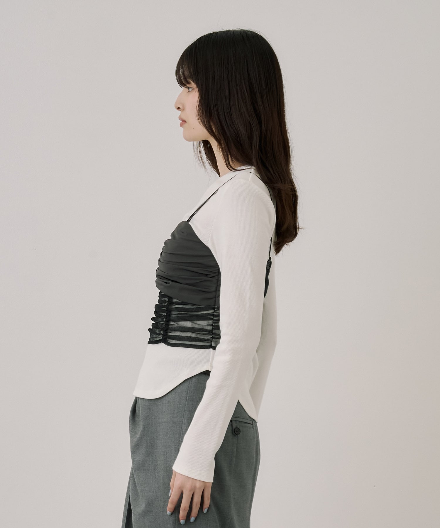 ギャザービスチェコンビTEE