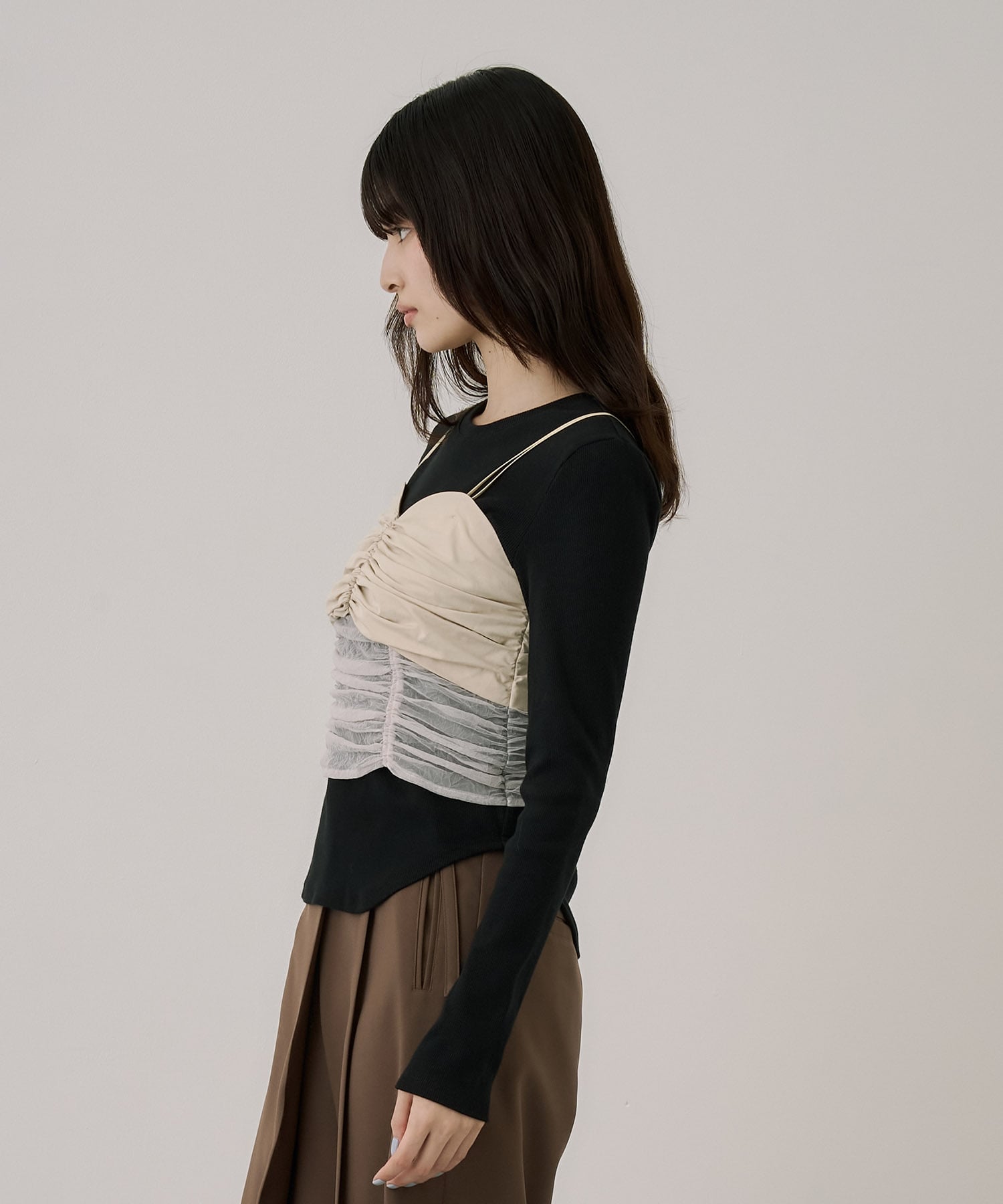 ギャザービスチェコンビTEE