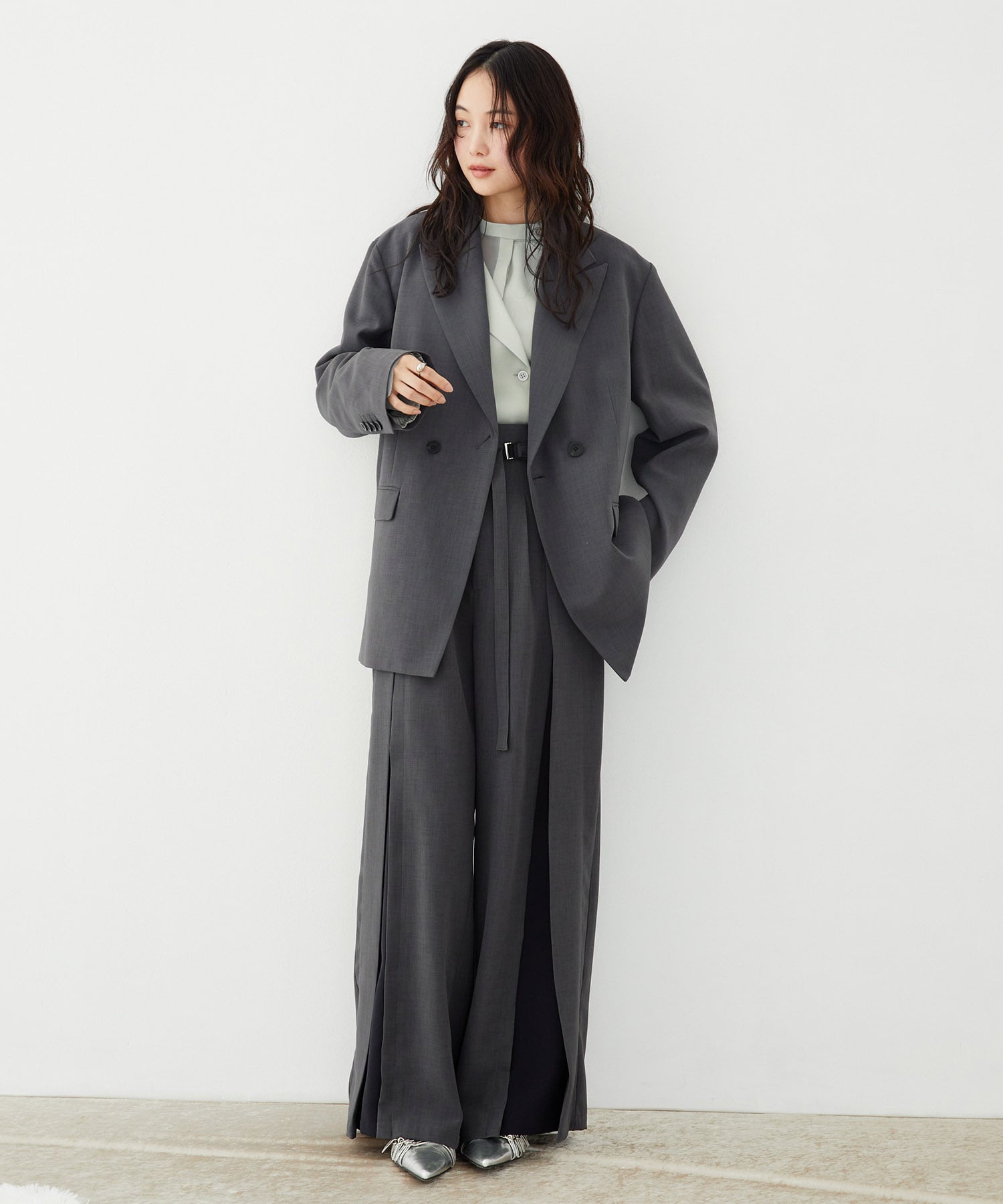 【限定30着｜WEB限定カラー】シアーレイヤーブラウス