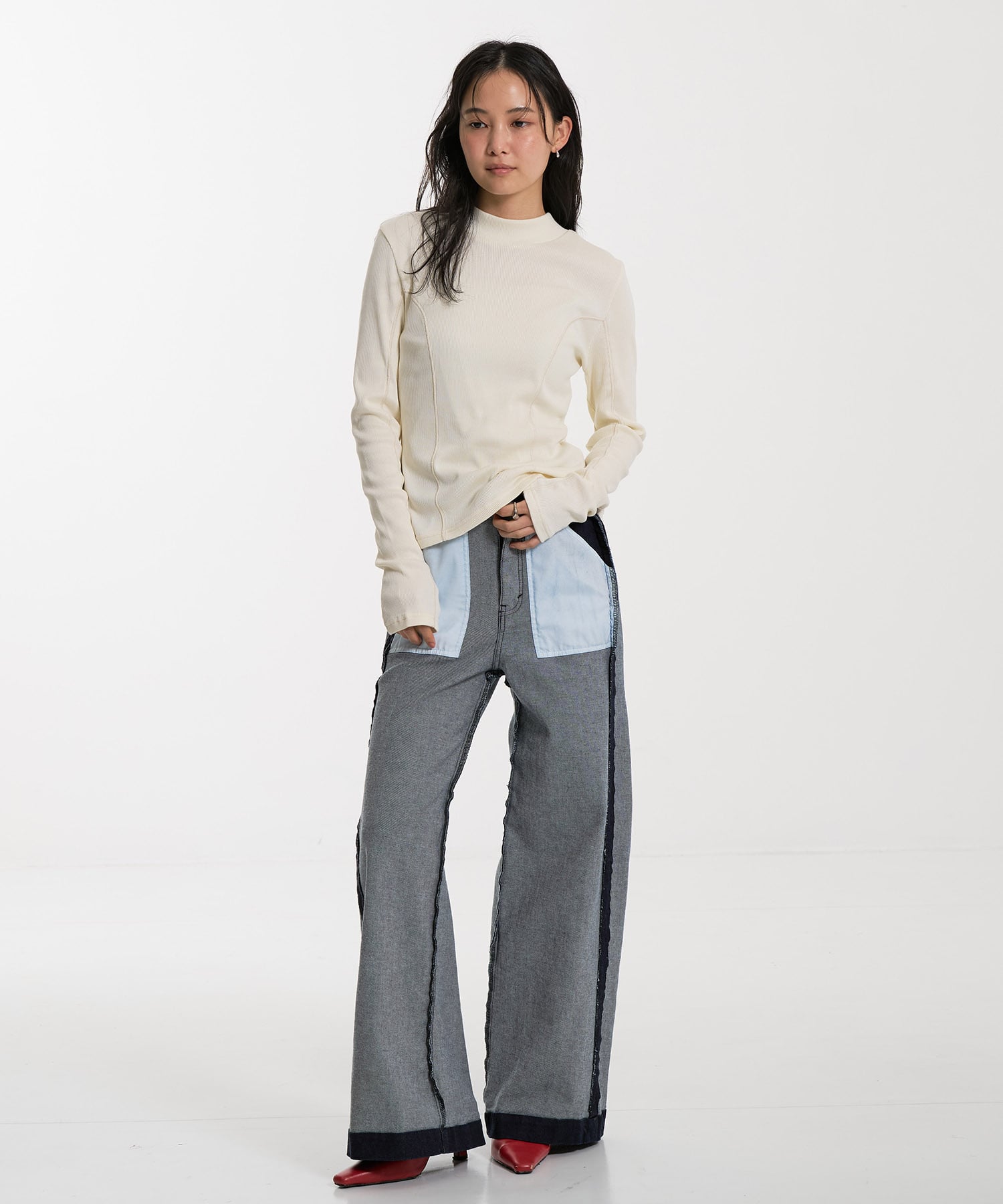 2WAYスビンプラチナムテレコプルオーバー