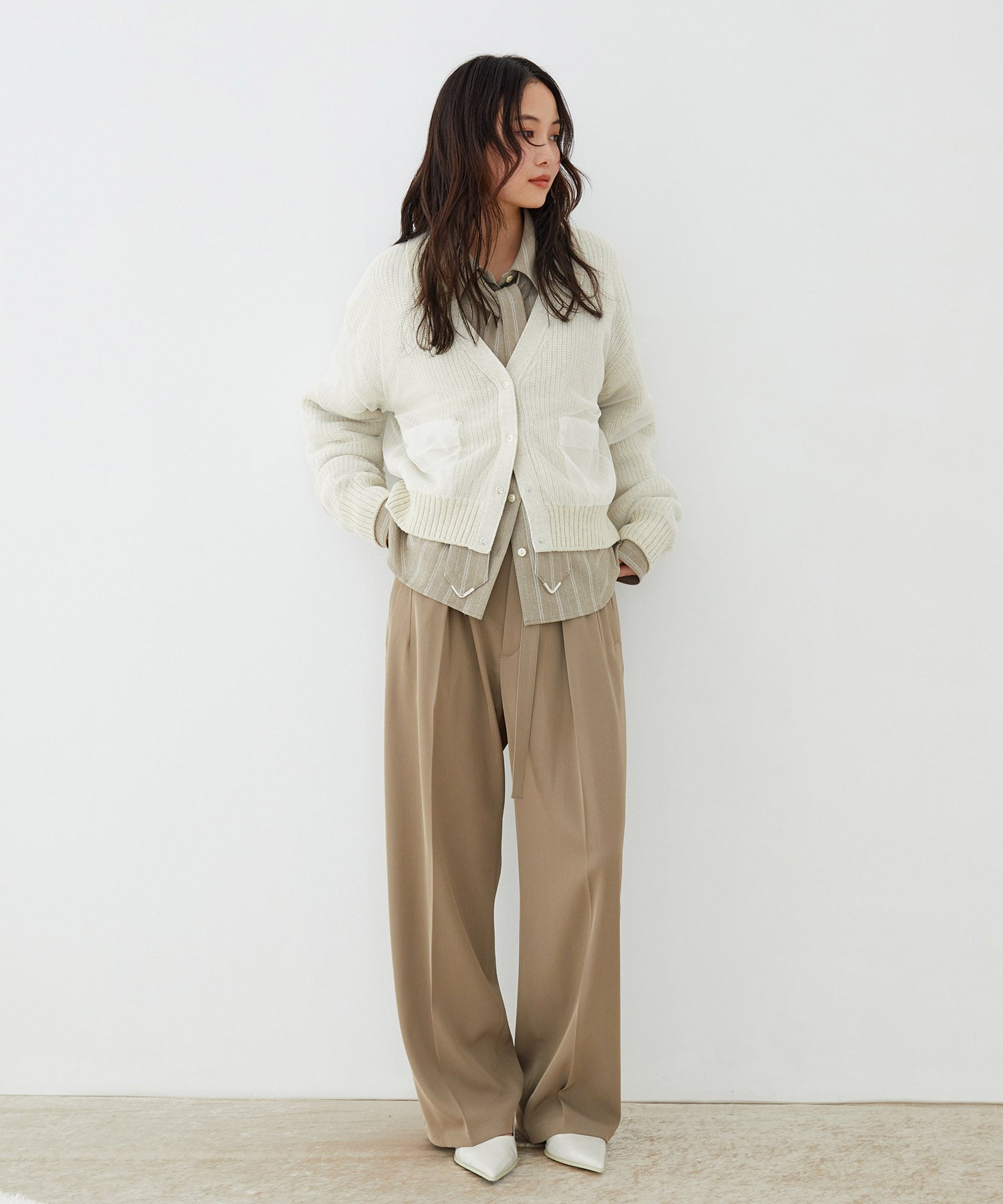 カバーチュールカーディガン