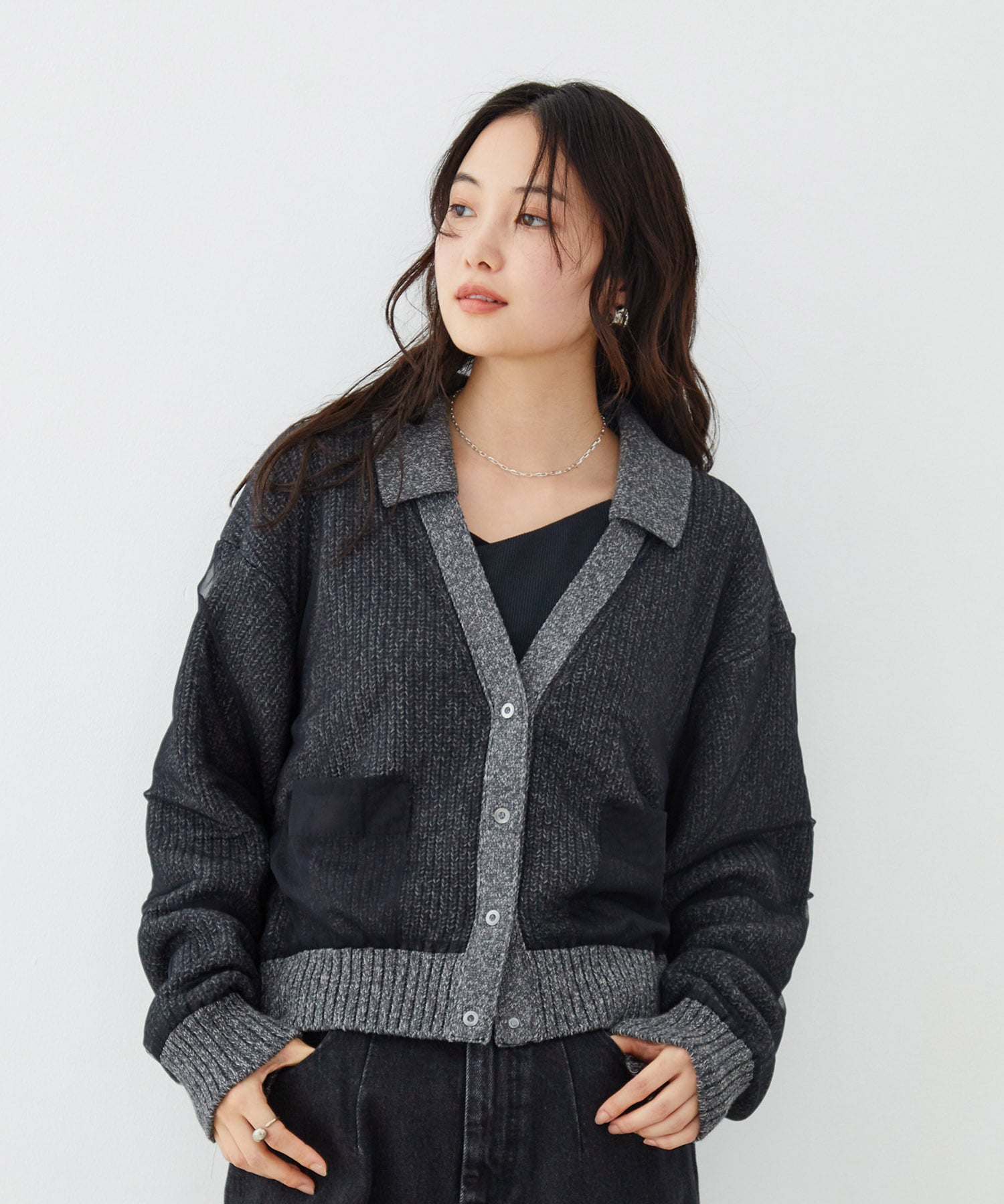 カバーチュールカーディガン