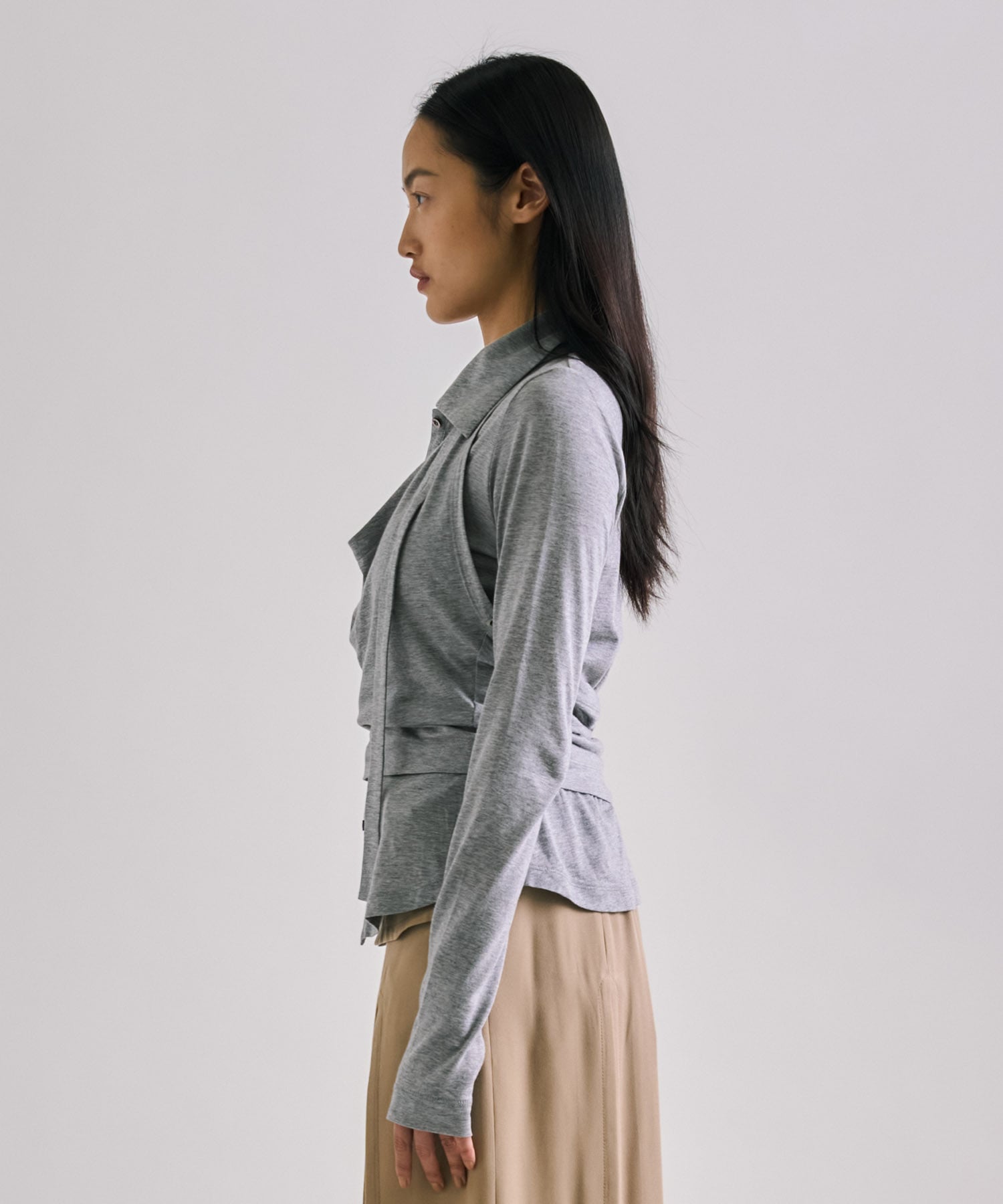 Halterneck Layered Polo