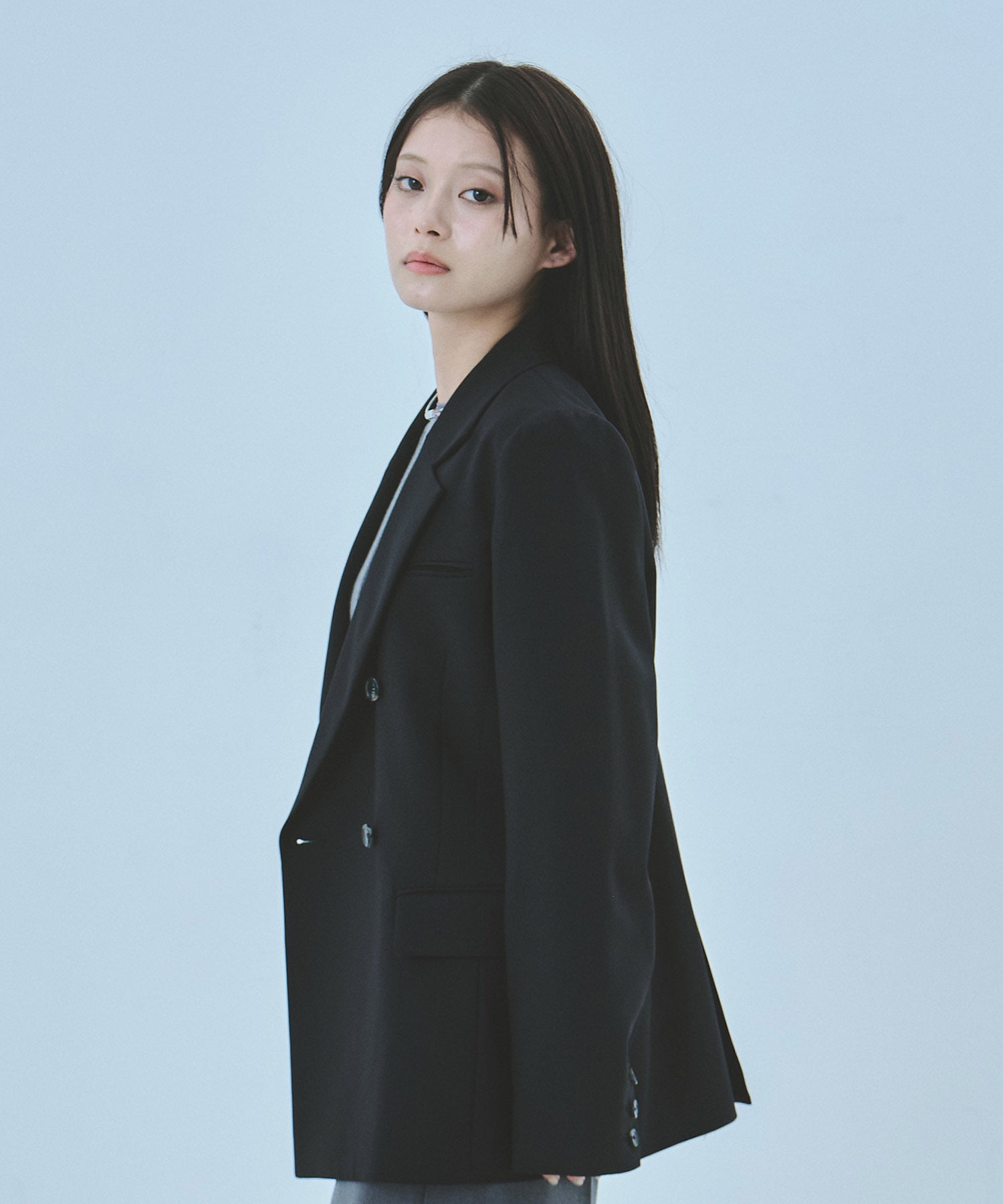 〈残りわずか〉レイヤードカラーテーラードジャケット