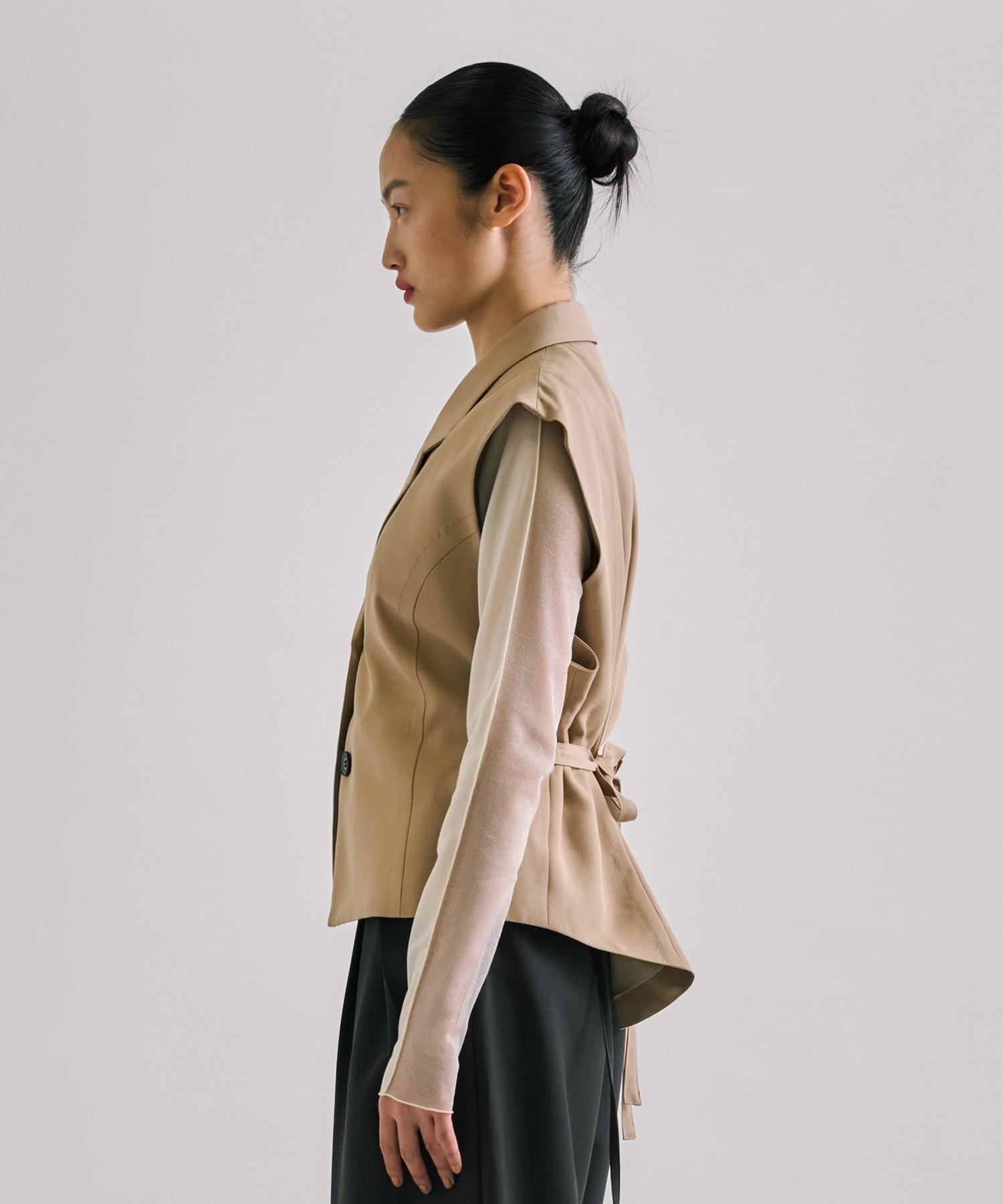 French Sleeve Tailored Gilet