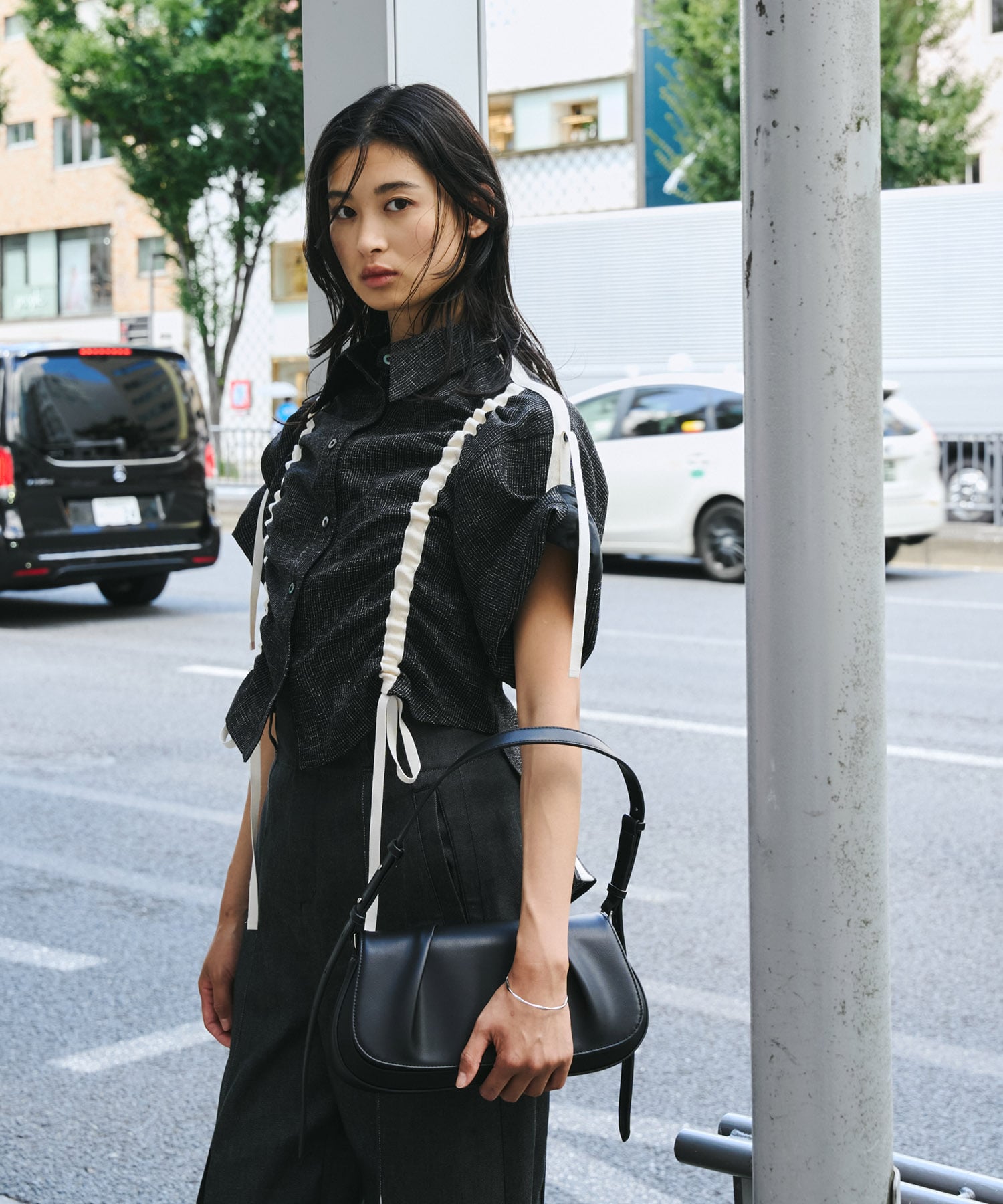 【オンラインストアのみ先行発売】Adjustable Length Mesh Shirt