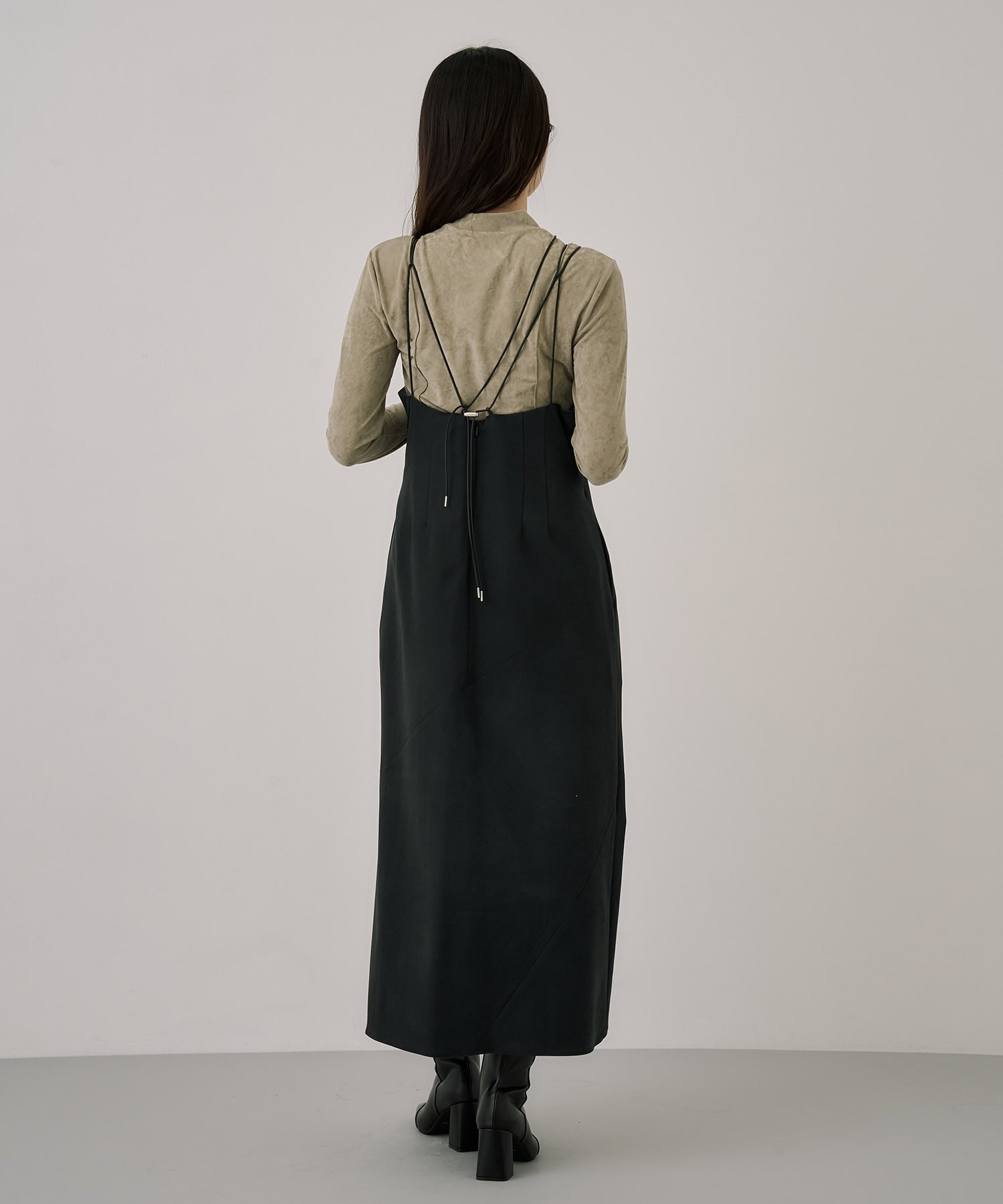 【セットアップ】フィブリルアシメキャミワンピース