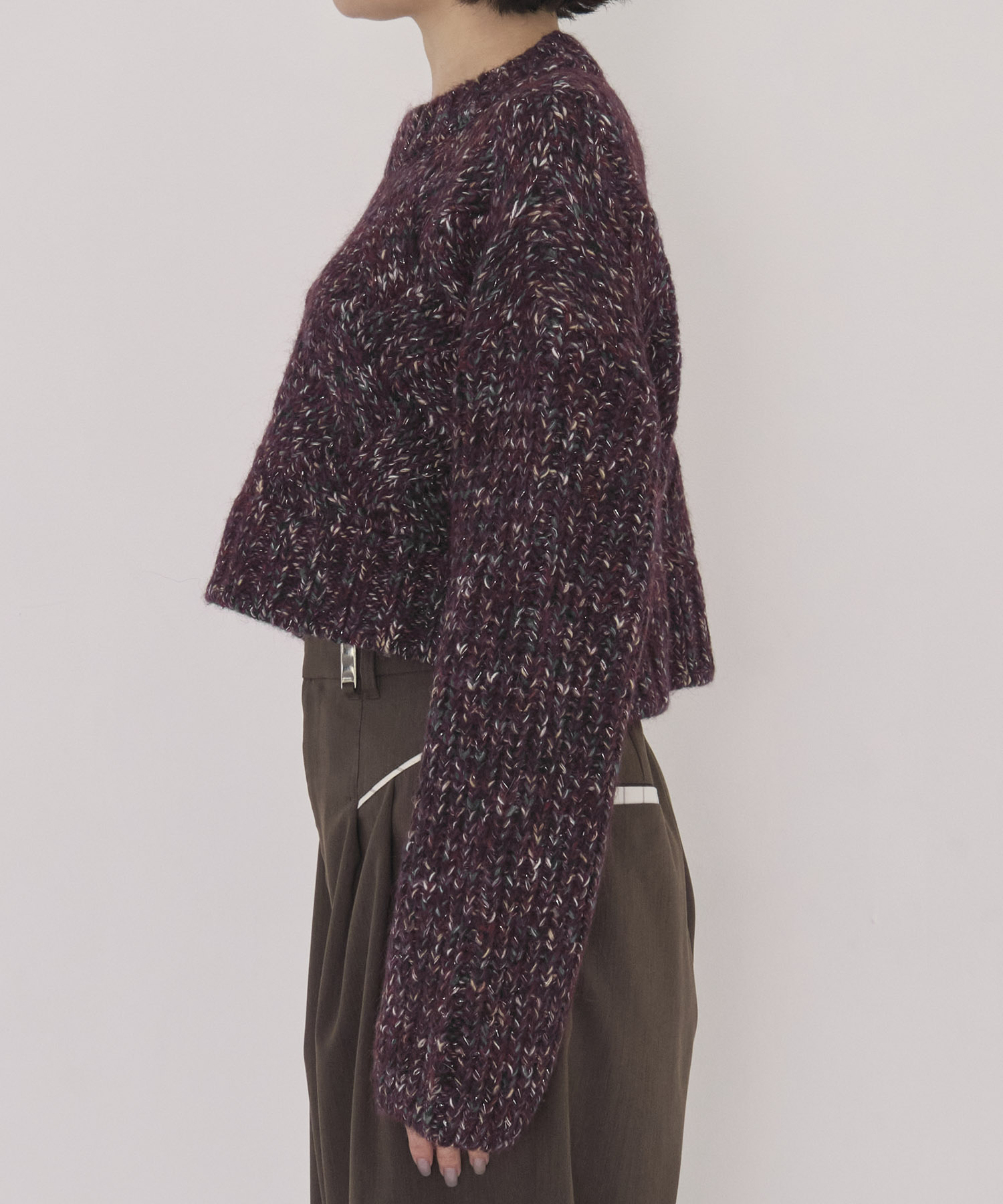 【WEB先行発売】バスケットショートニット