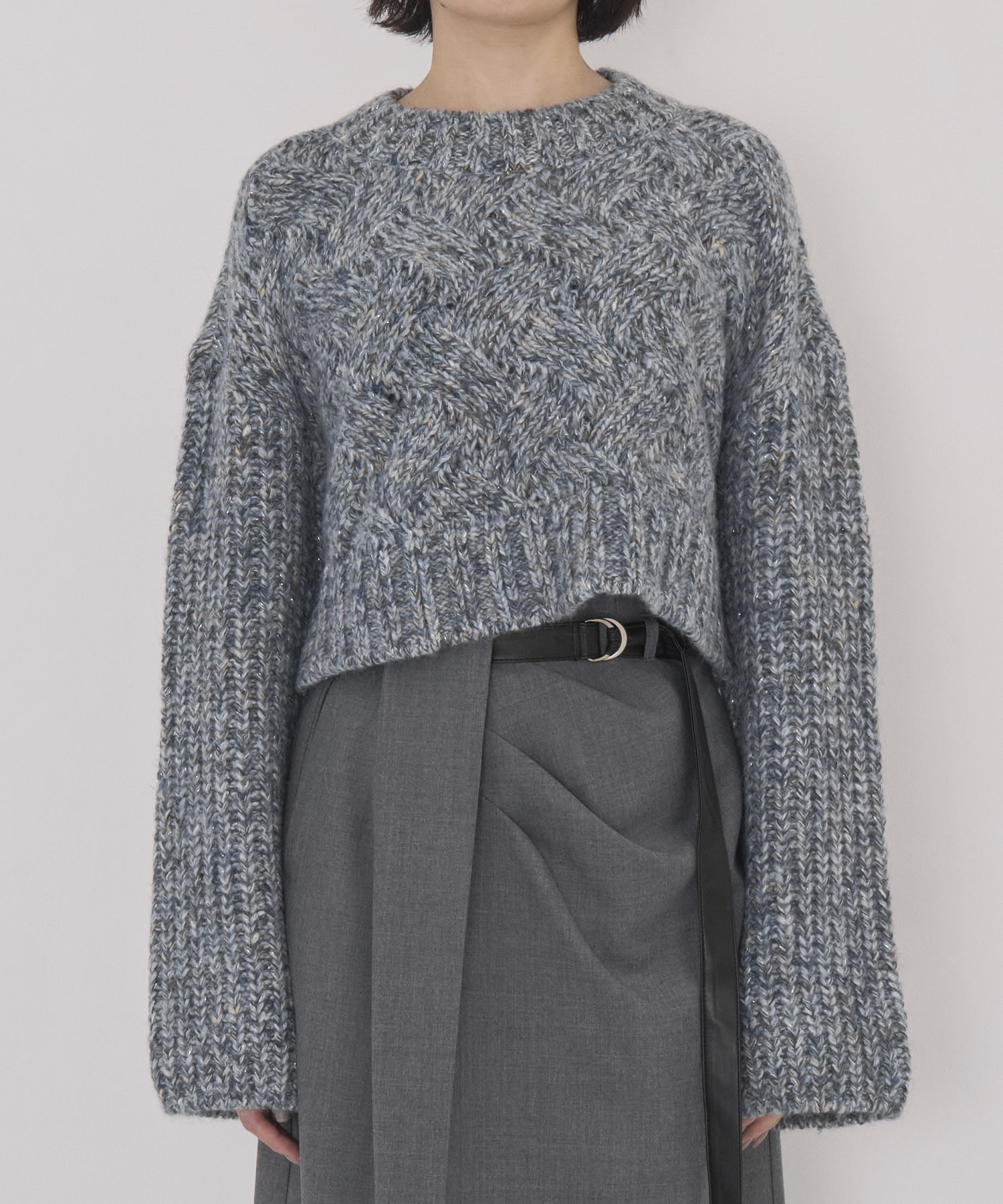 【WEB先行発売】バスケットショートニット