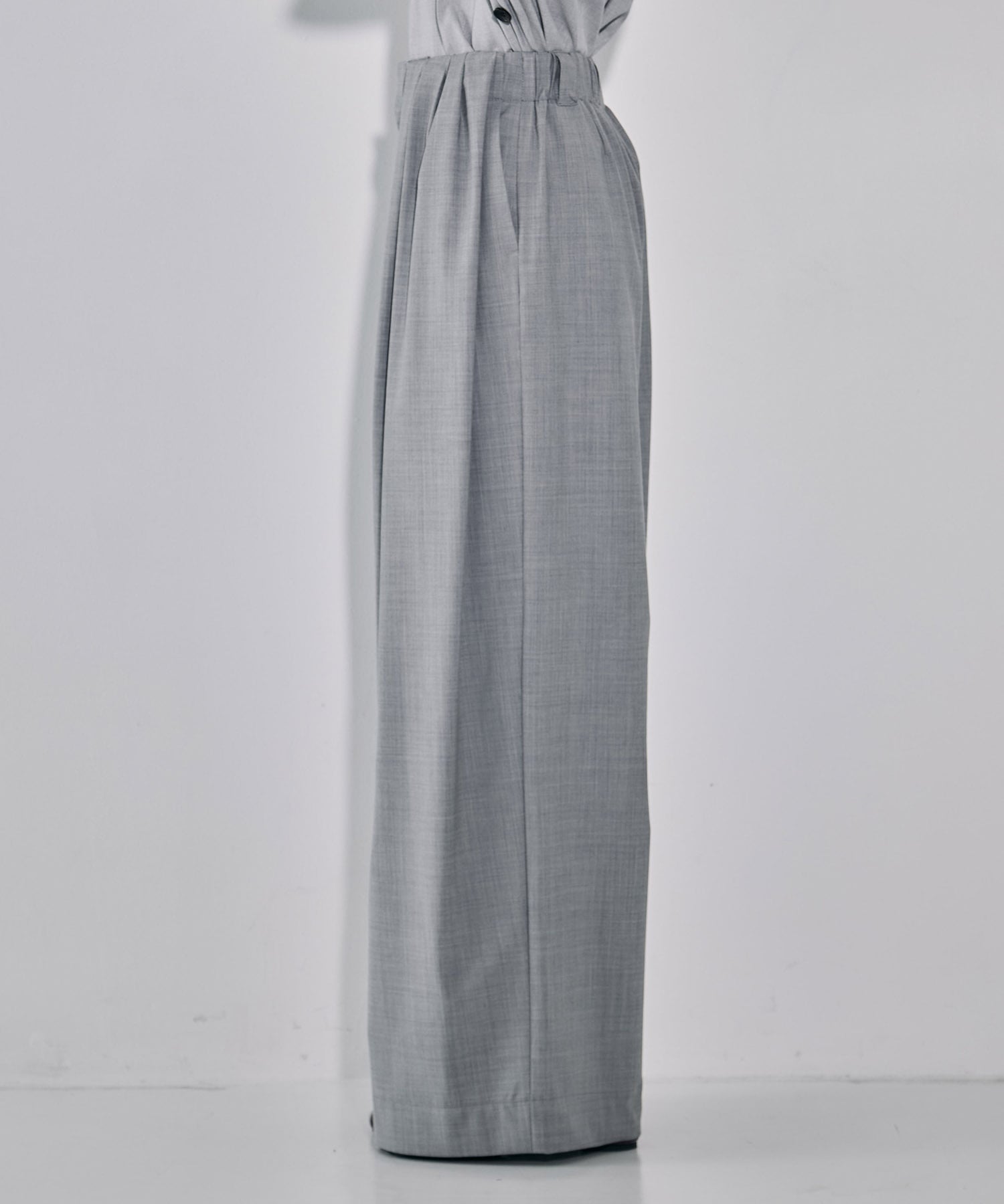 Super120s Wool Relax Trousers