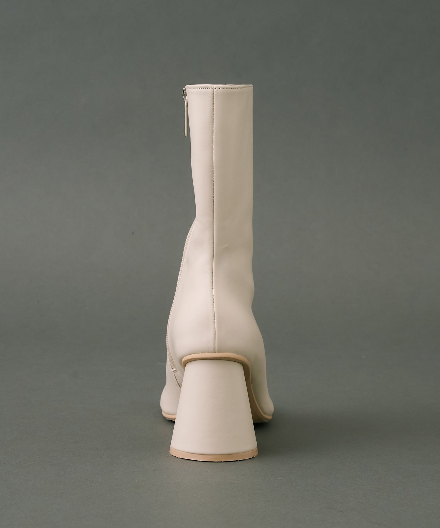 Cone Heel Round Boots