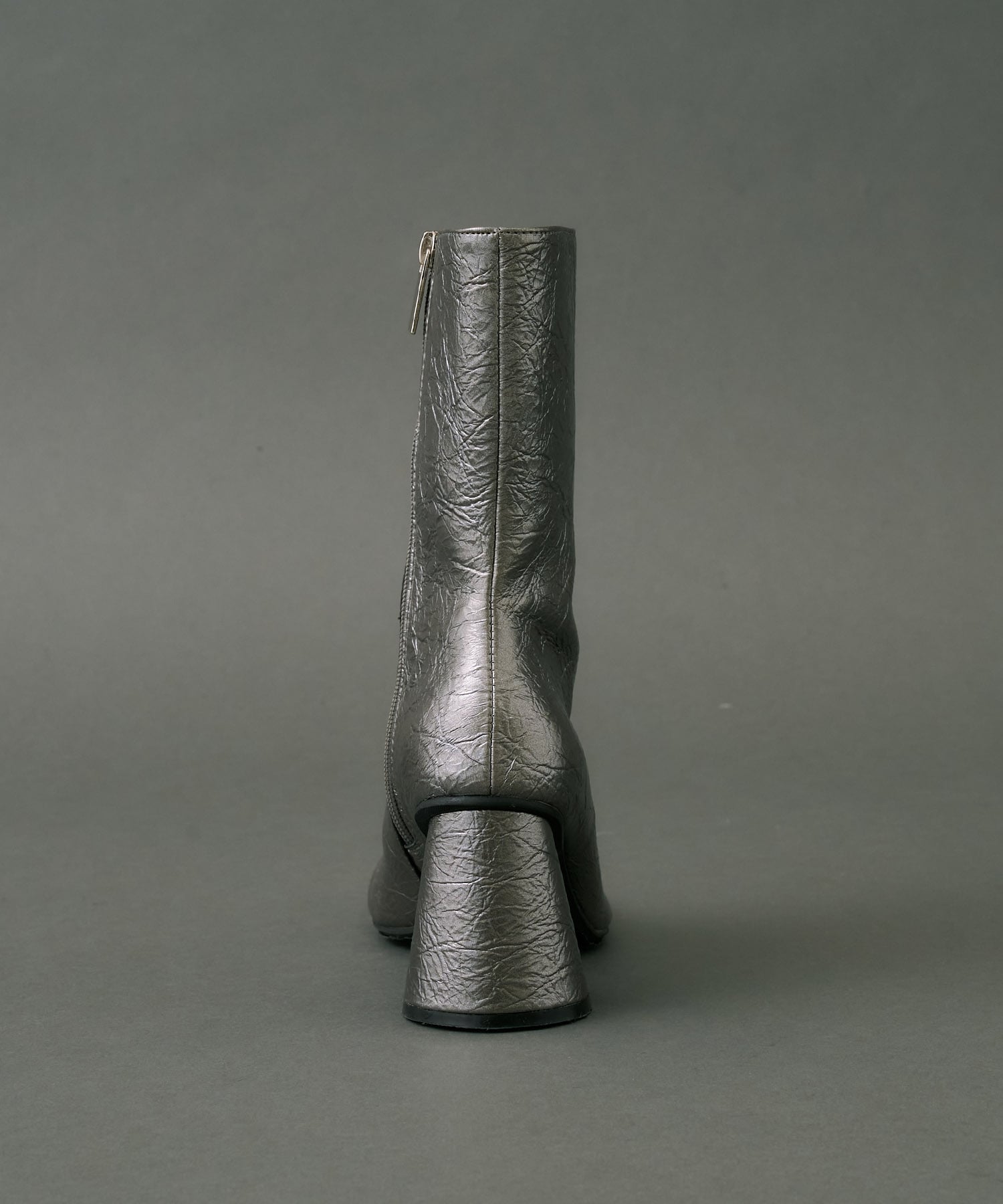 Cone Heel Round Boots