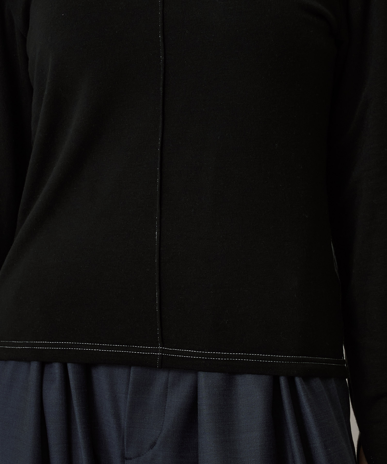 Cashmere Silk Turtle Neck Jersey