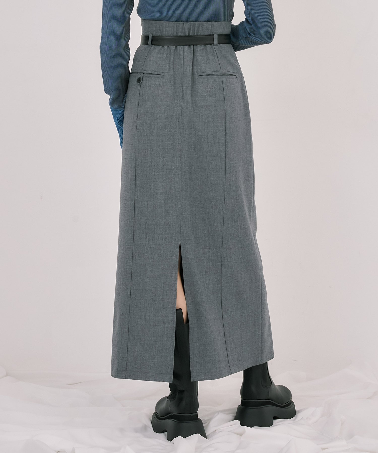 タックドレープアイラインスカート