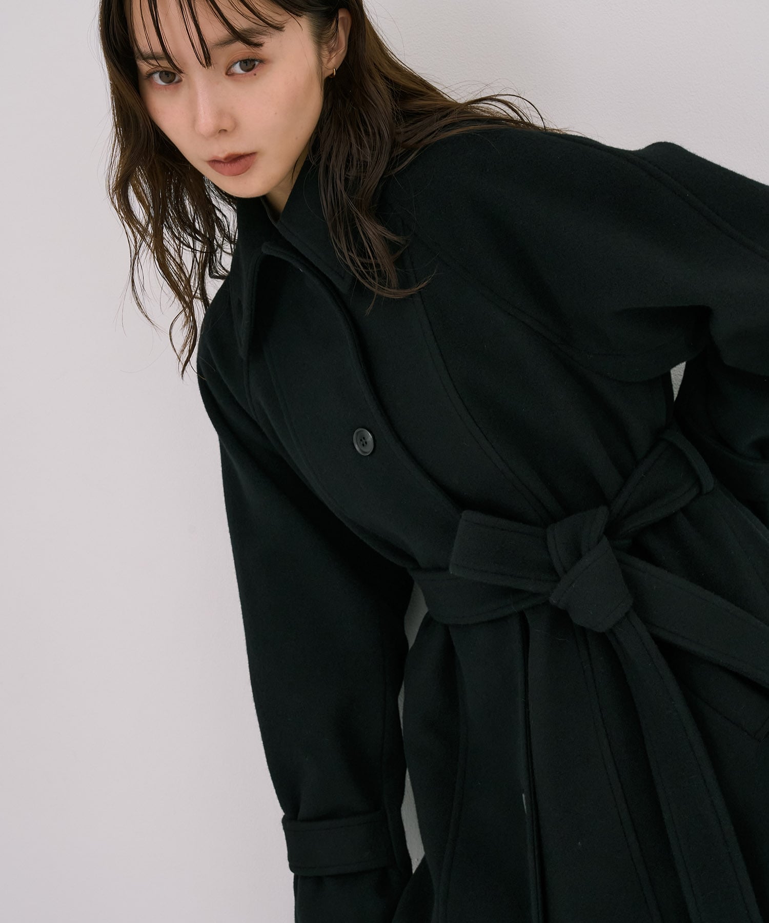 〈最終入荷〉【WEB限定】2wayウールロングコート