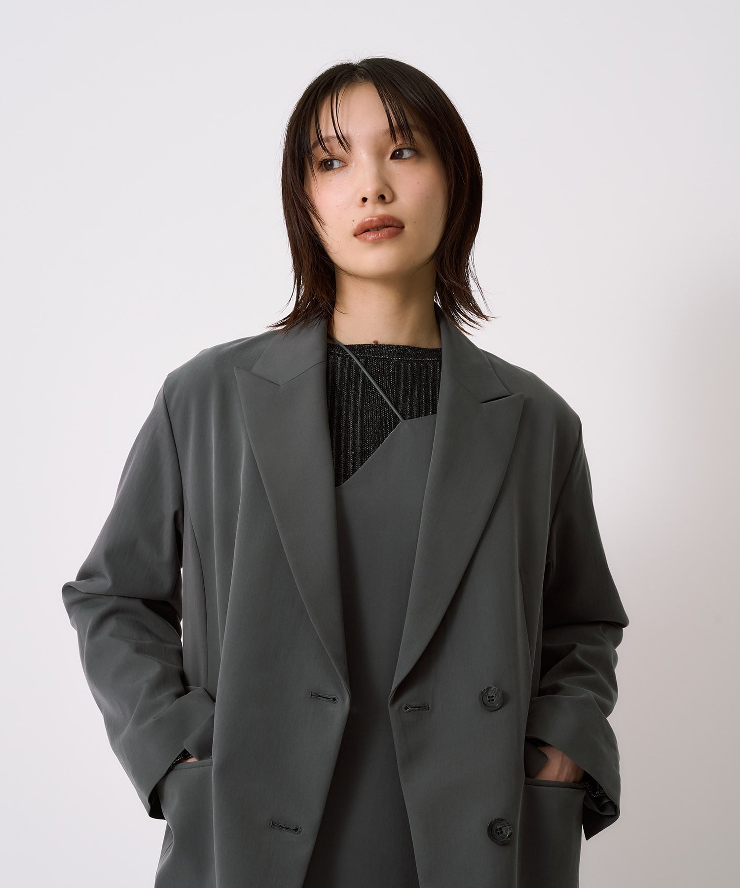 【セットアップ】フィブリルテーラードジャケット