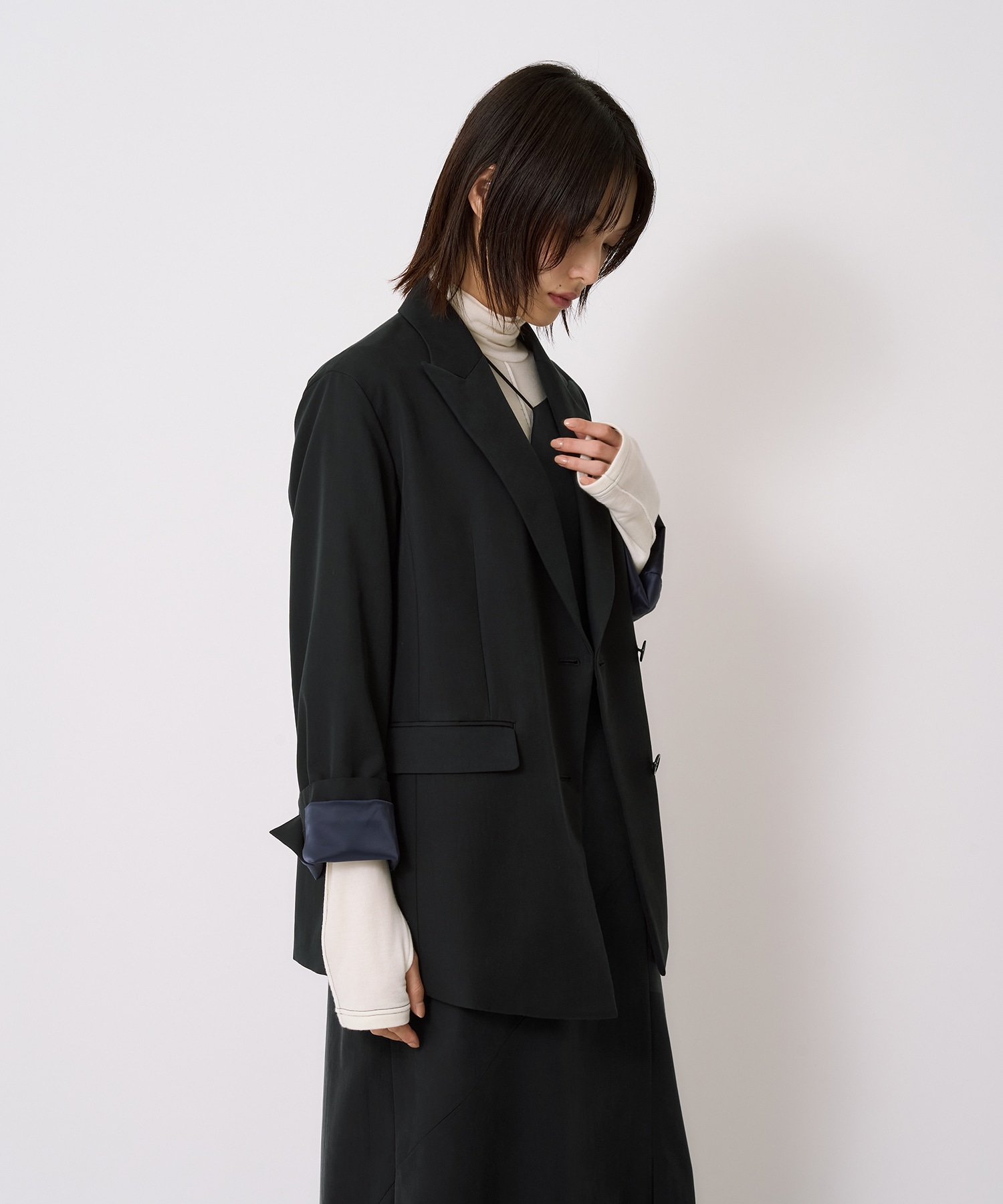 【セットアップ】フィブリルテーラードジャケット