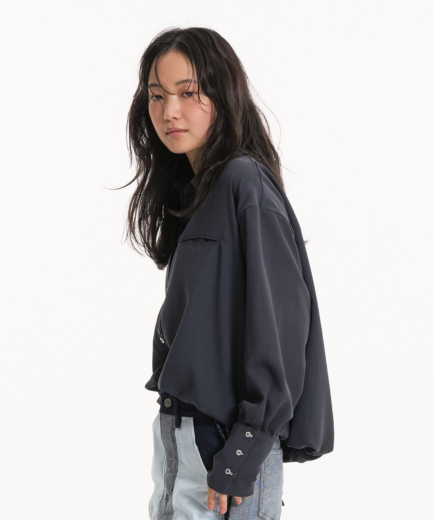 バルーンテールシャツ