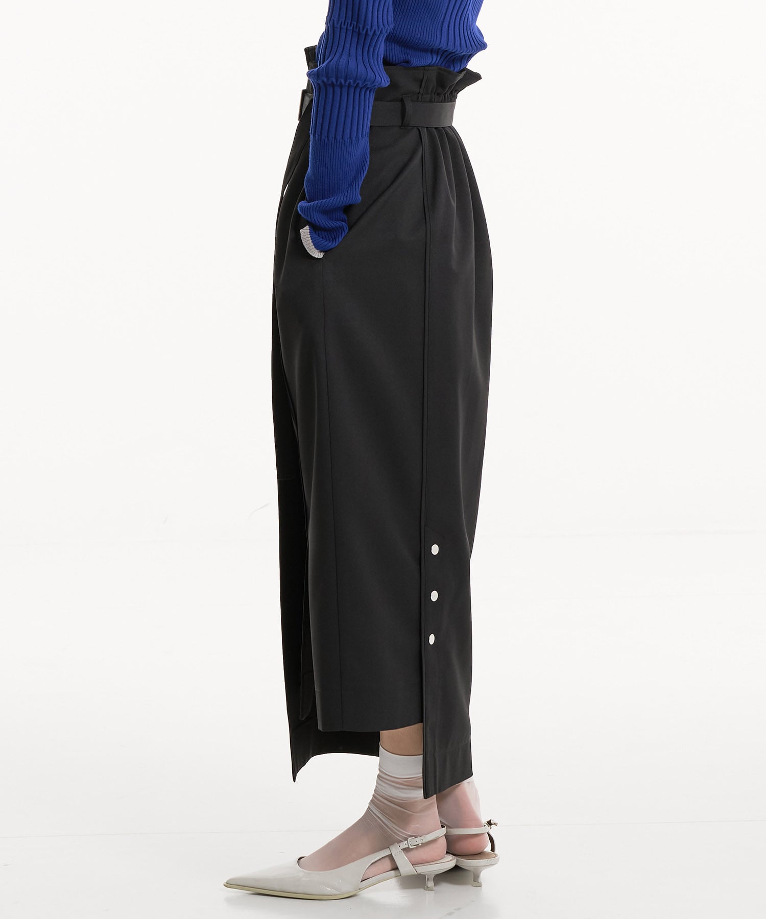 バイカラーアシメタイトスカート