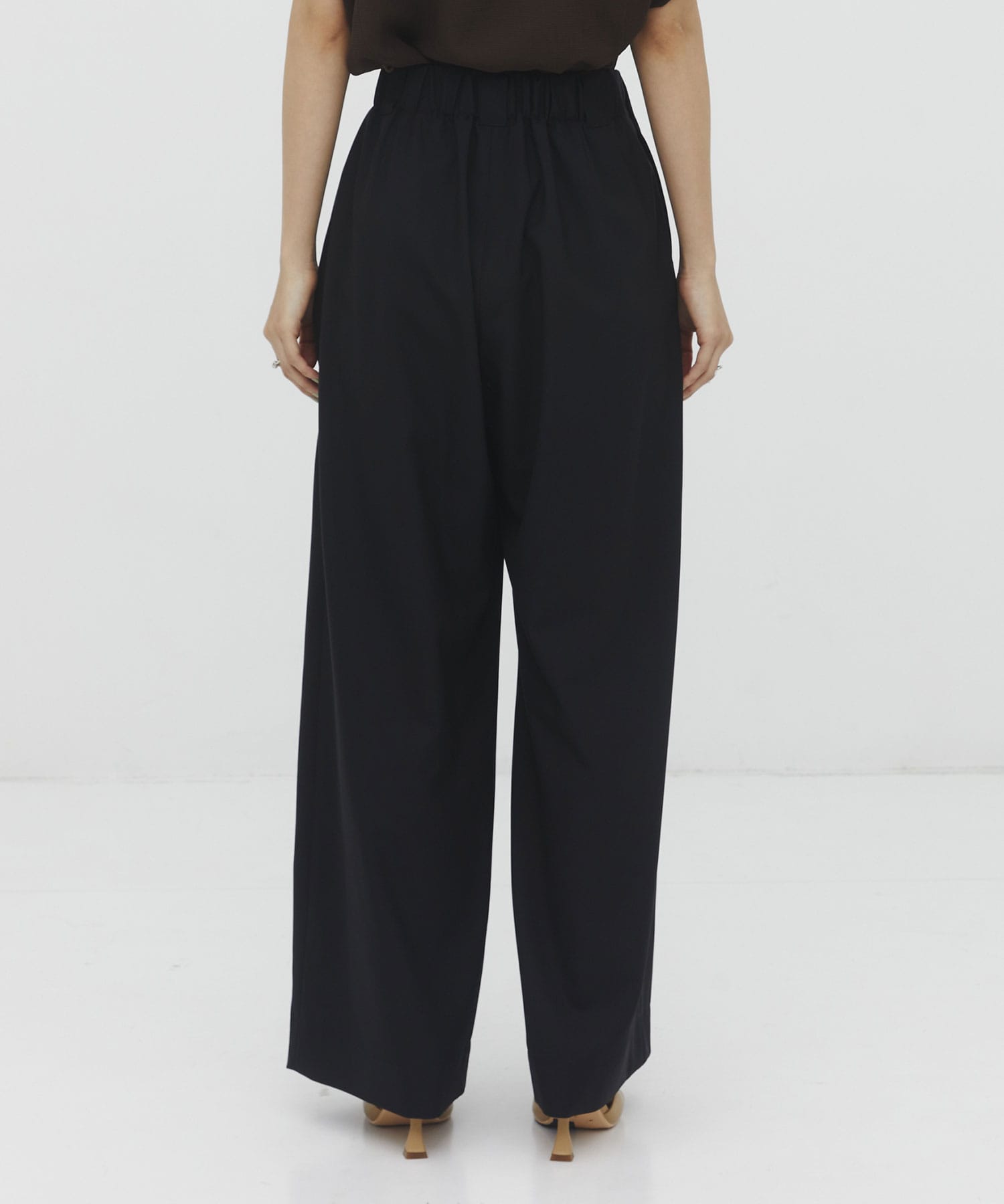 Super140s Summer Wool Relax Trousers