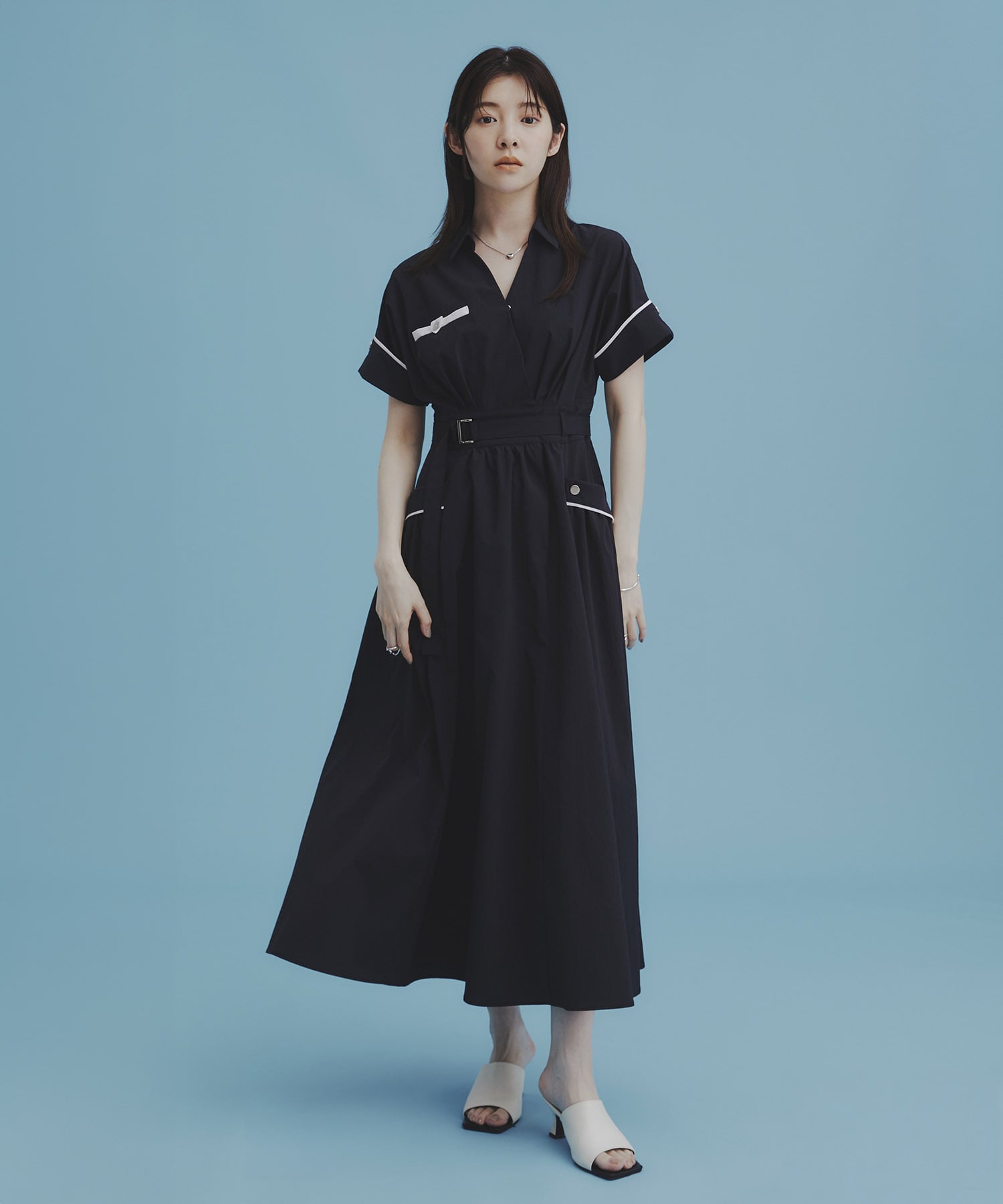 〈WEB限定〉レジーロカシュクールワンピース
