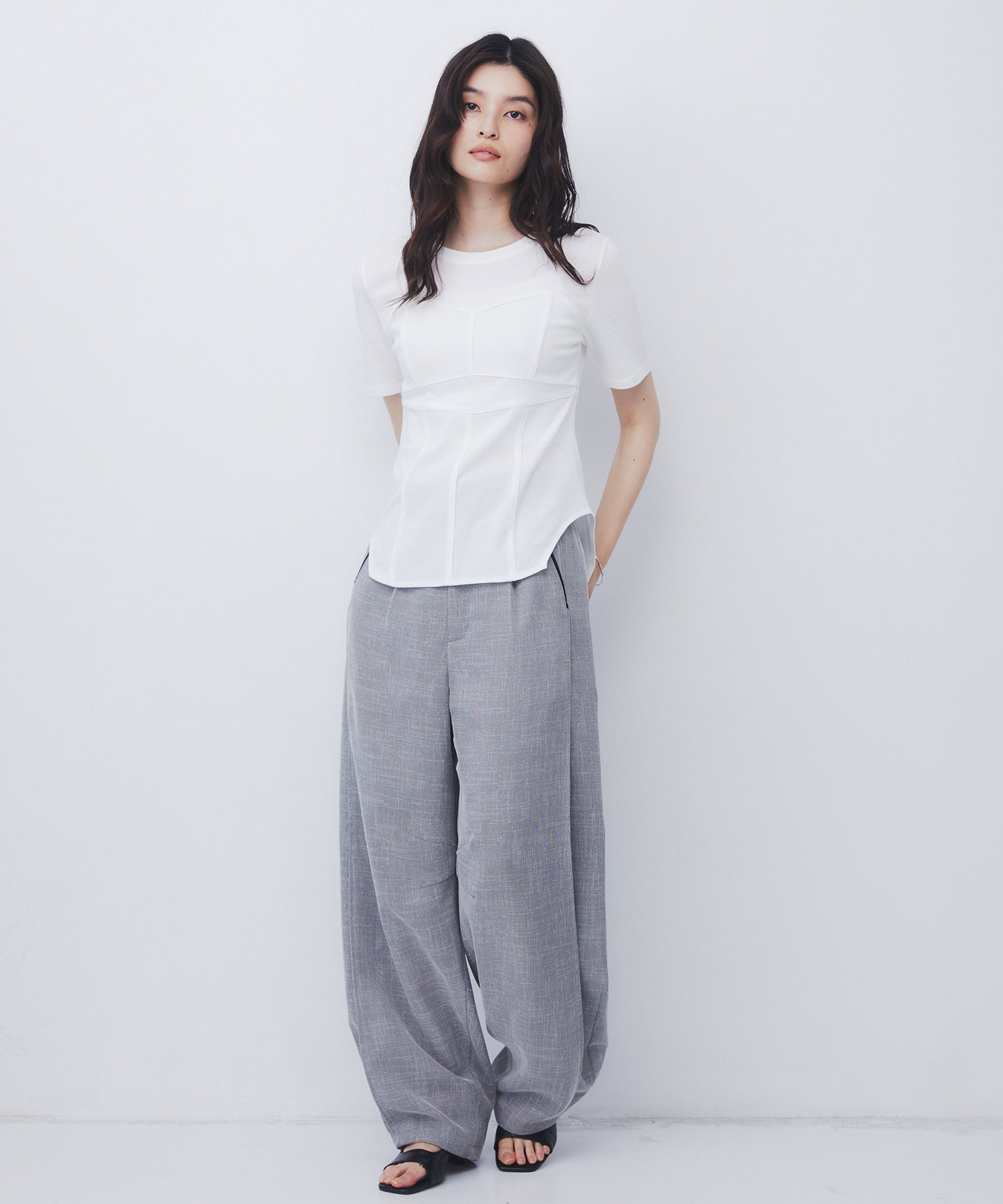カッティングビスチェTEE