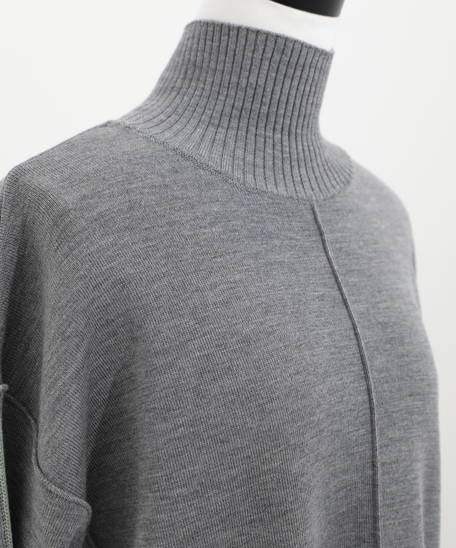 ウォッシャブルWOOLラインニット