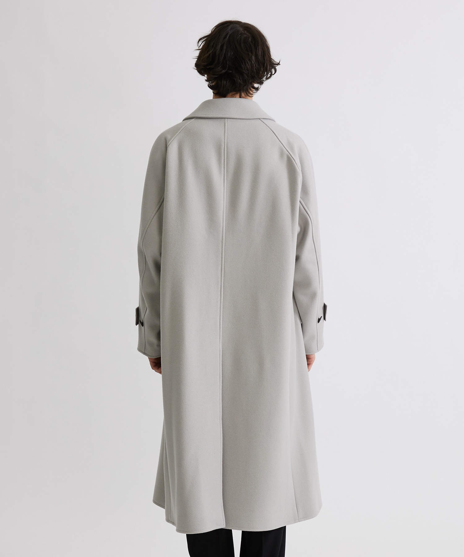 超撥水スーパー140S ステンカラーコート(1 LIGHT GREY): : メンズ