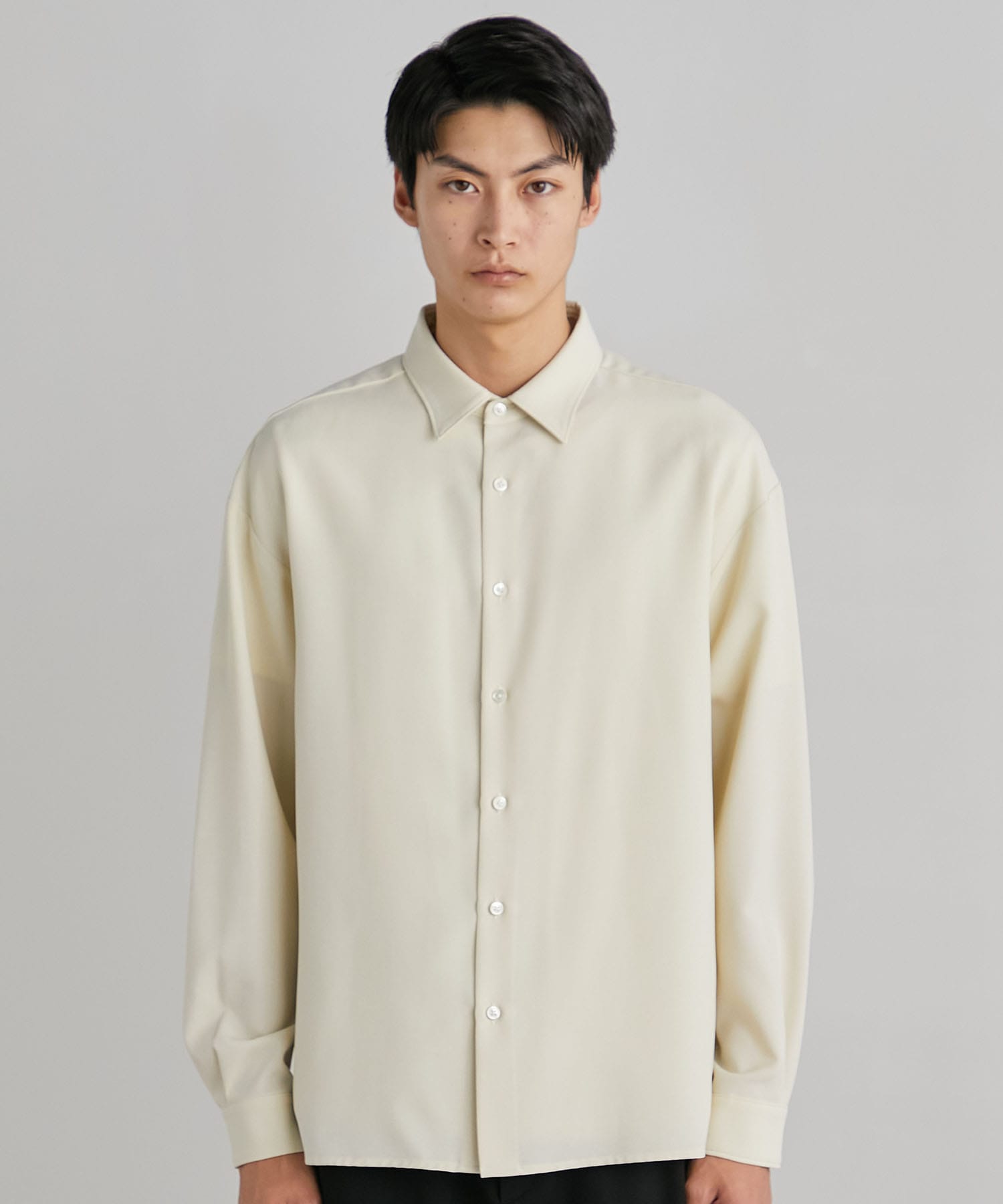 ボイルロングスリーブシャツ(1 OFF WHITE): : メンズ｜UNITED TOKYO