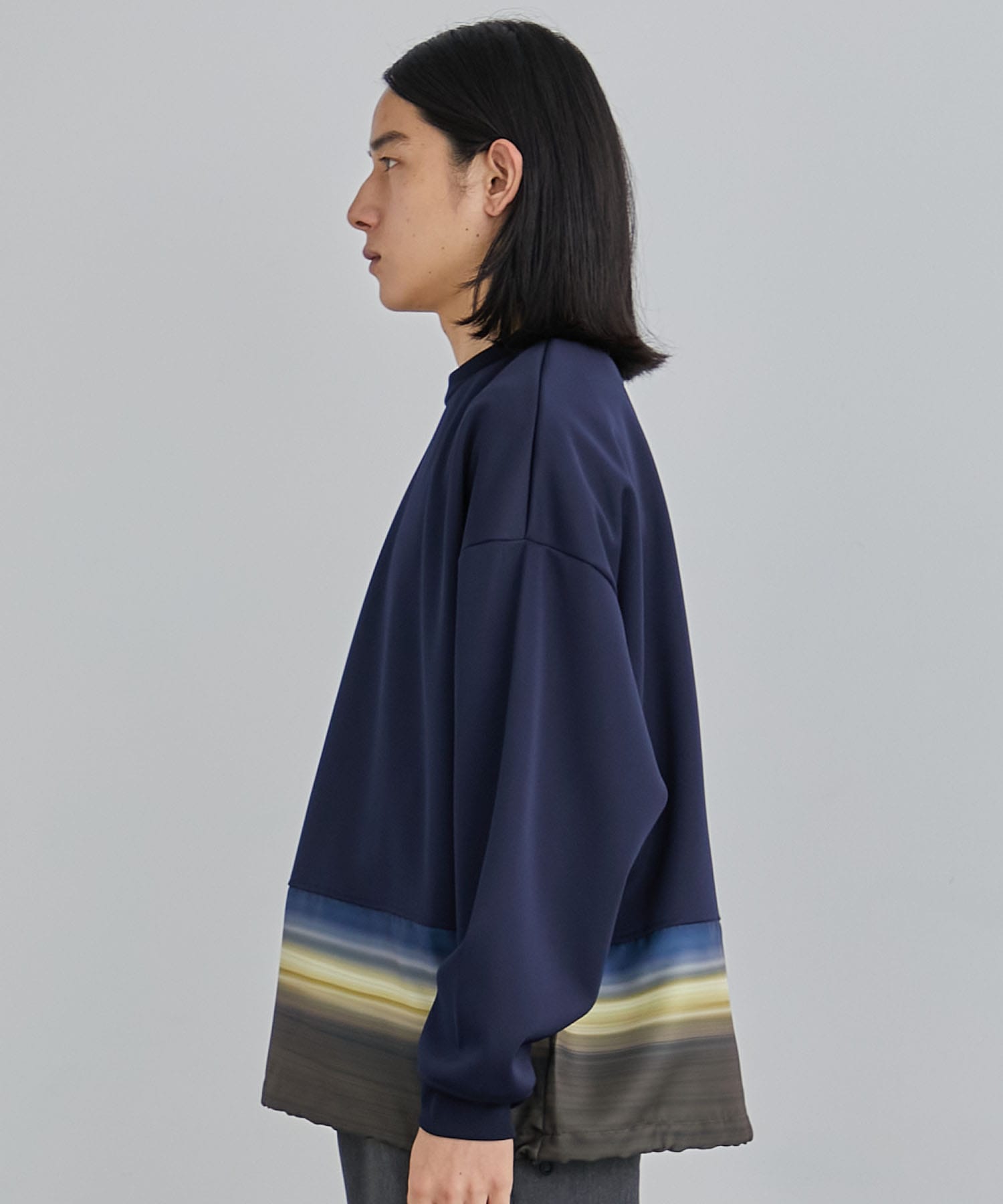 グラデーションコンビロンTee