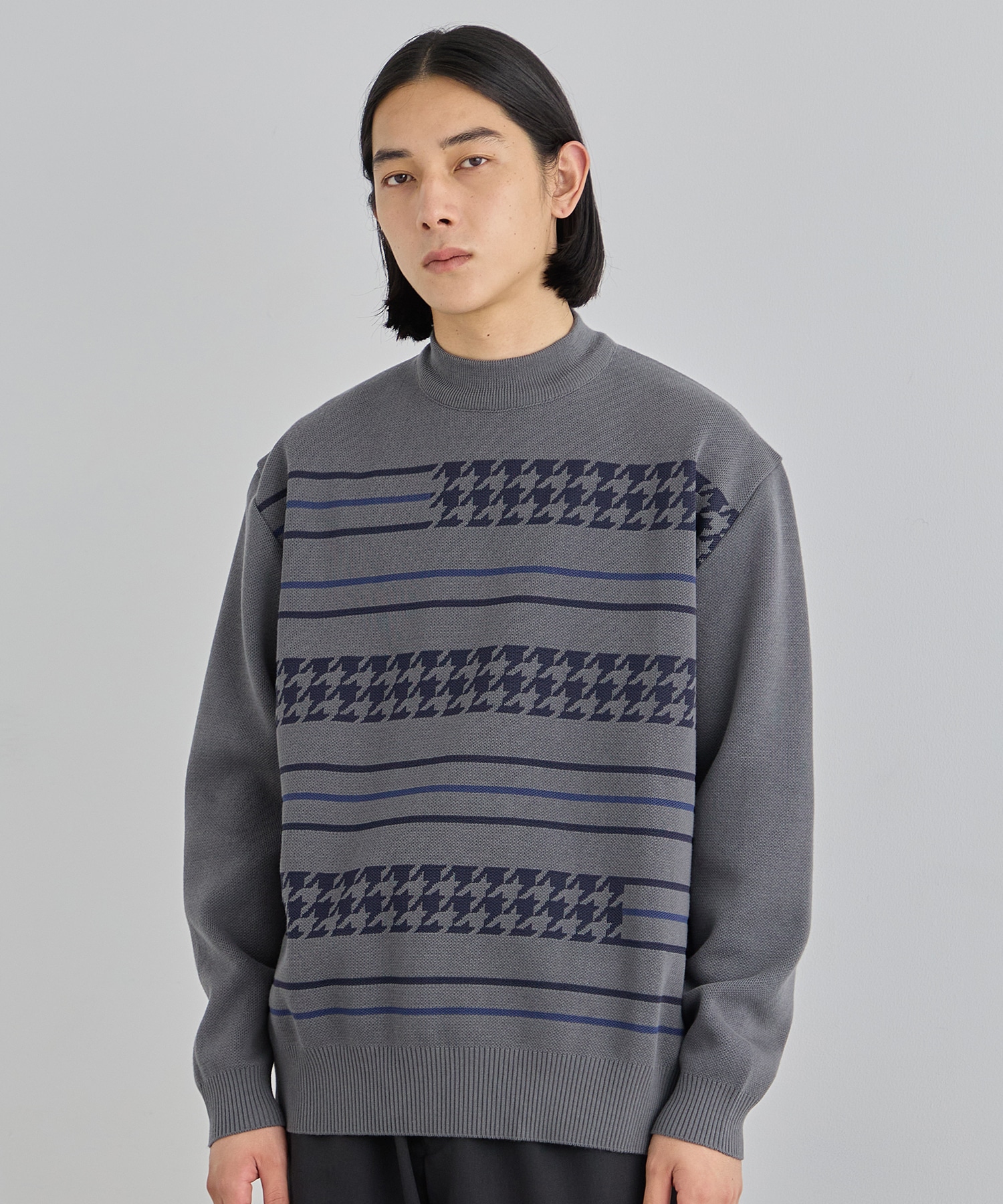 UNITED TOKYO セーター ニット 編み柄 ボーダー 1