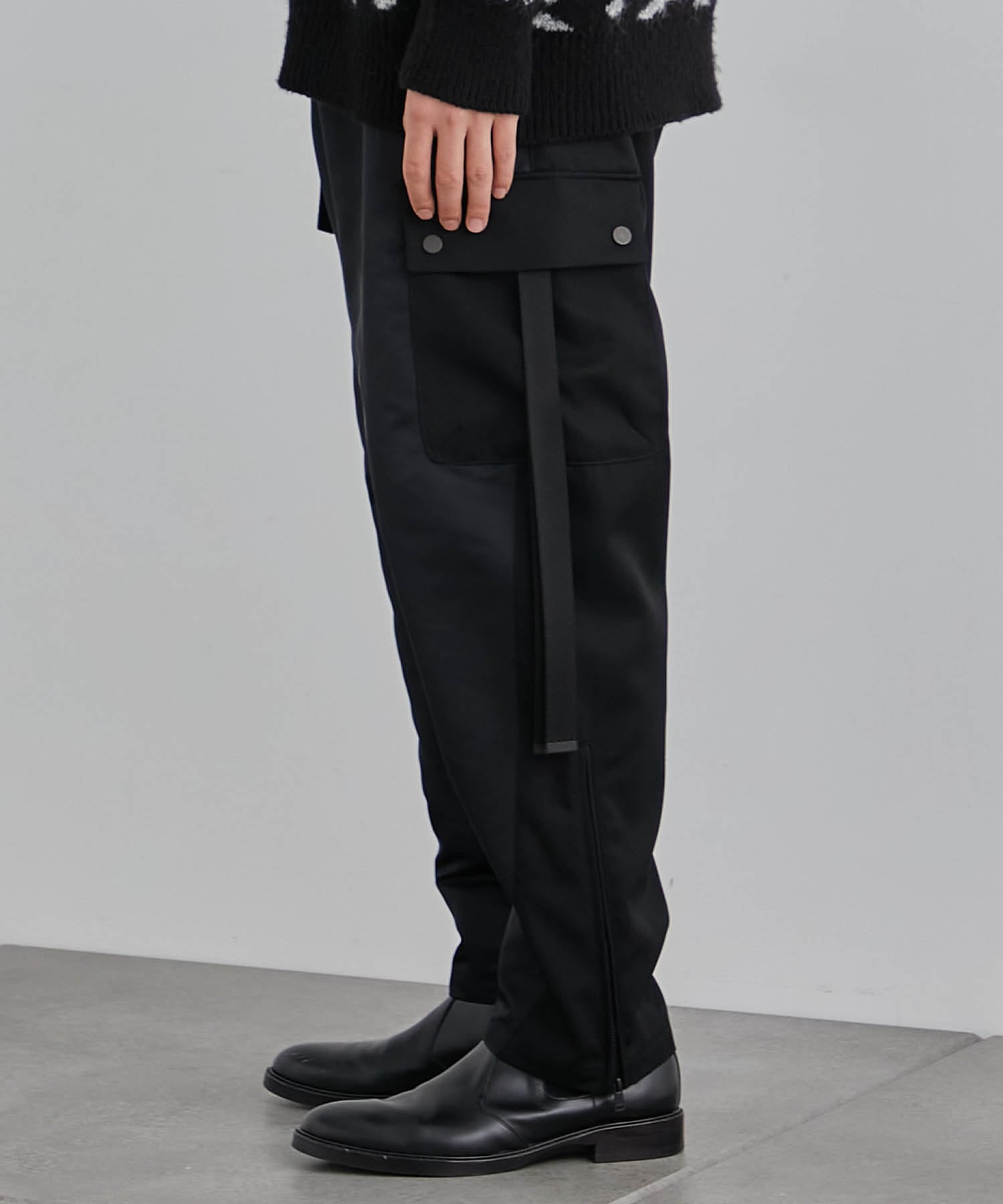 OLMETEX × WOOL GABARDINE カーゴパンツ(1 BLACK): : メンズ｜UNITED