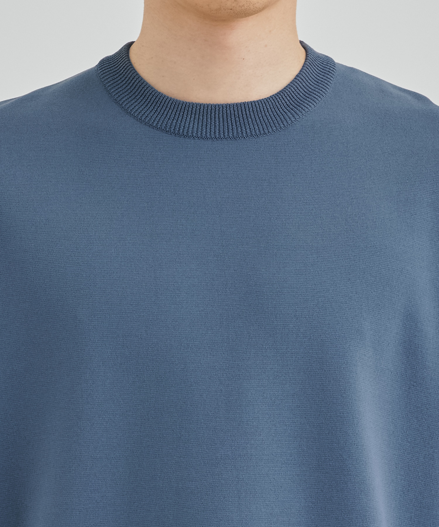 18G サーブルストレッチクルーネックTee