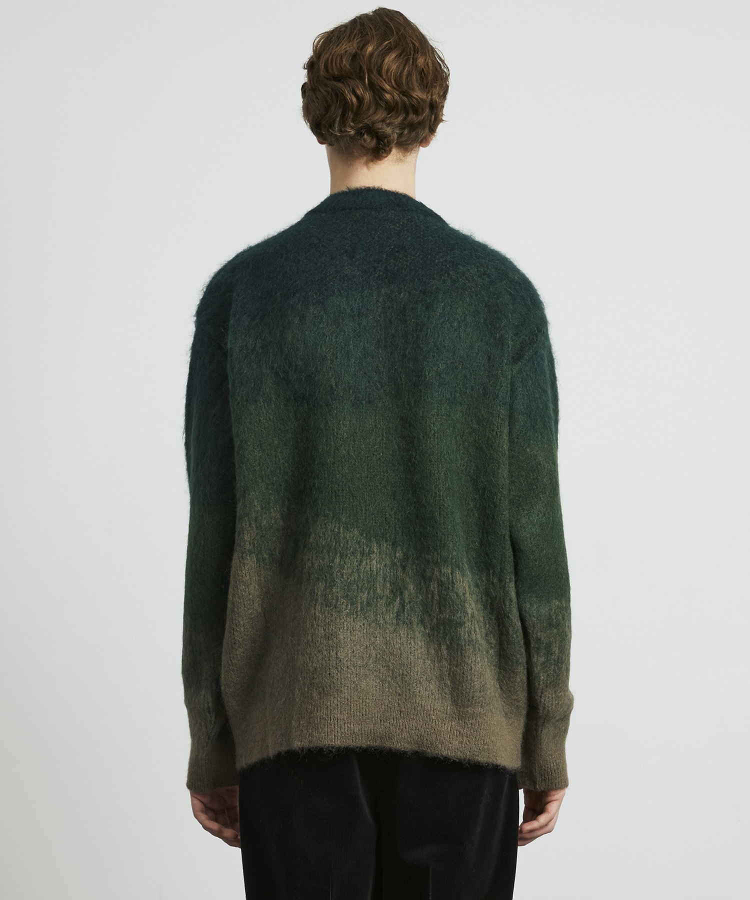 グラデーションキッドモヘアニット