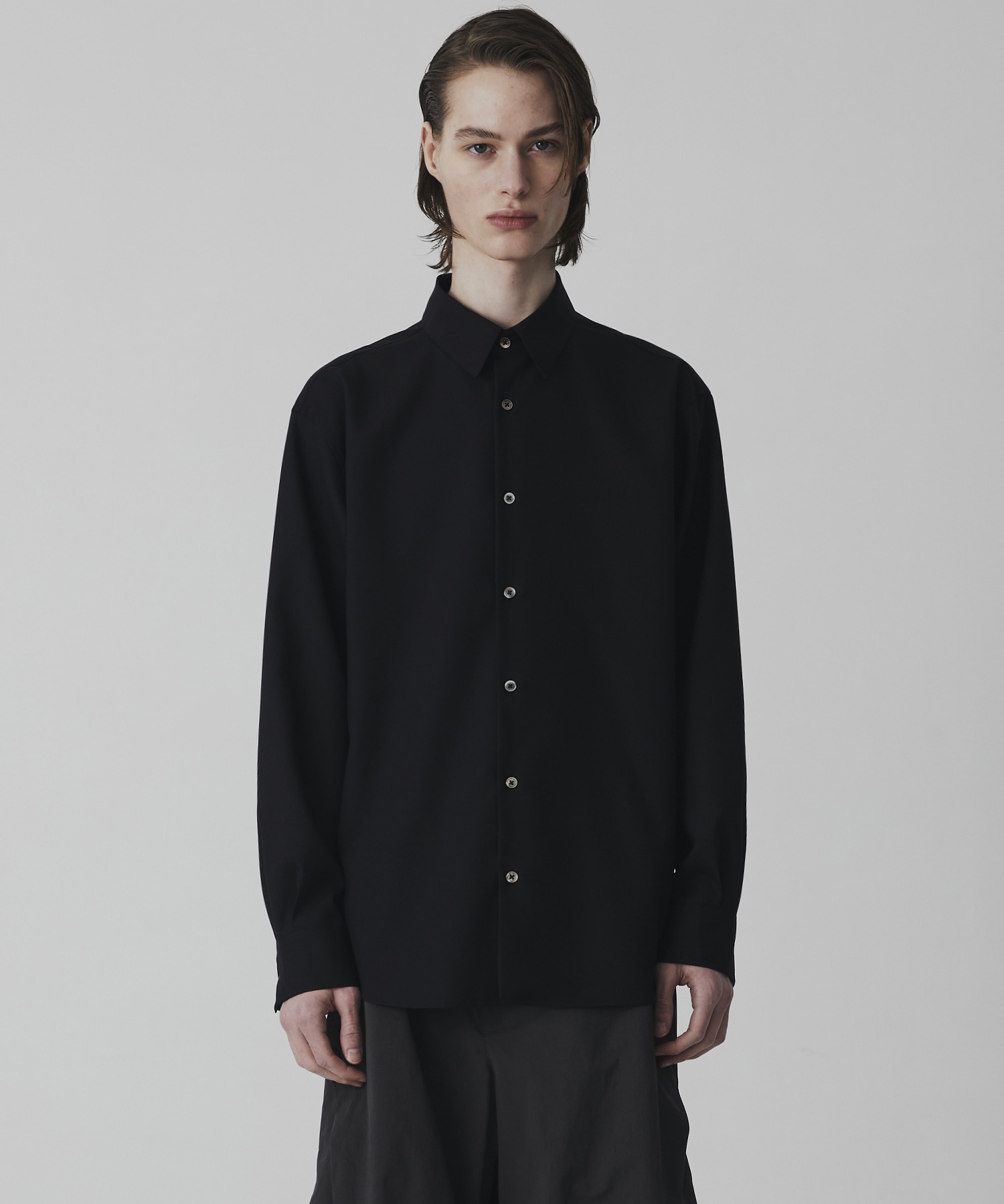 SUPER 120's TECH WOOL シャツ