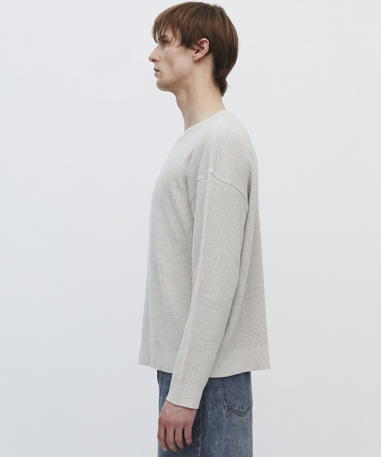 〈2026SS|残りわずか|再入荷なし〉COTTON CASHMERE ワッフルニット