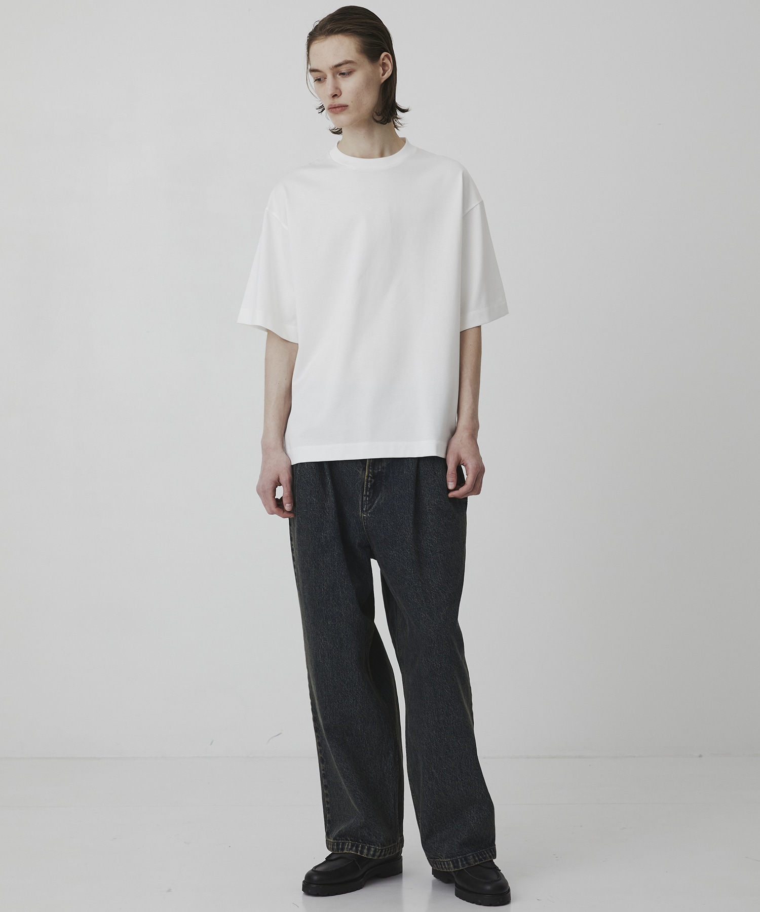 〈2026SS｜WEB先行販売〉オーバーダイデニム バギースラックス