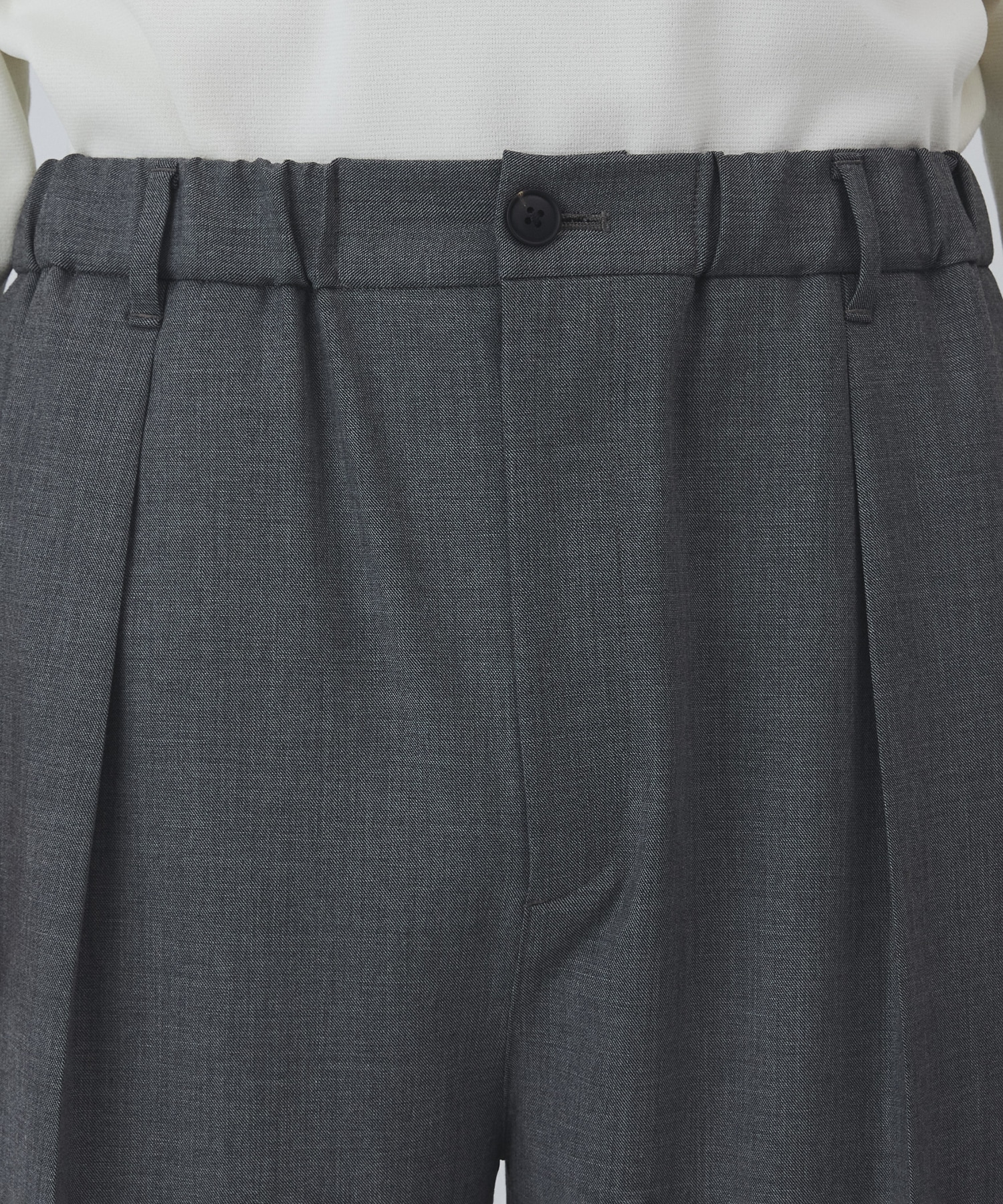 〈2026SS｜数量限定〉CARREMAN 1タックイージーパンツ