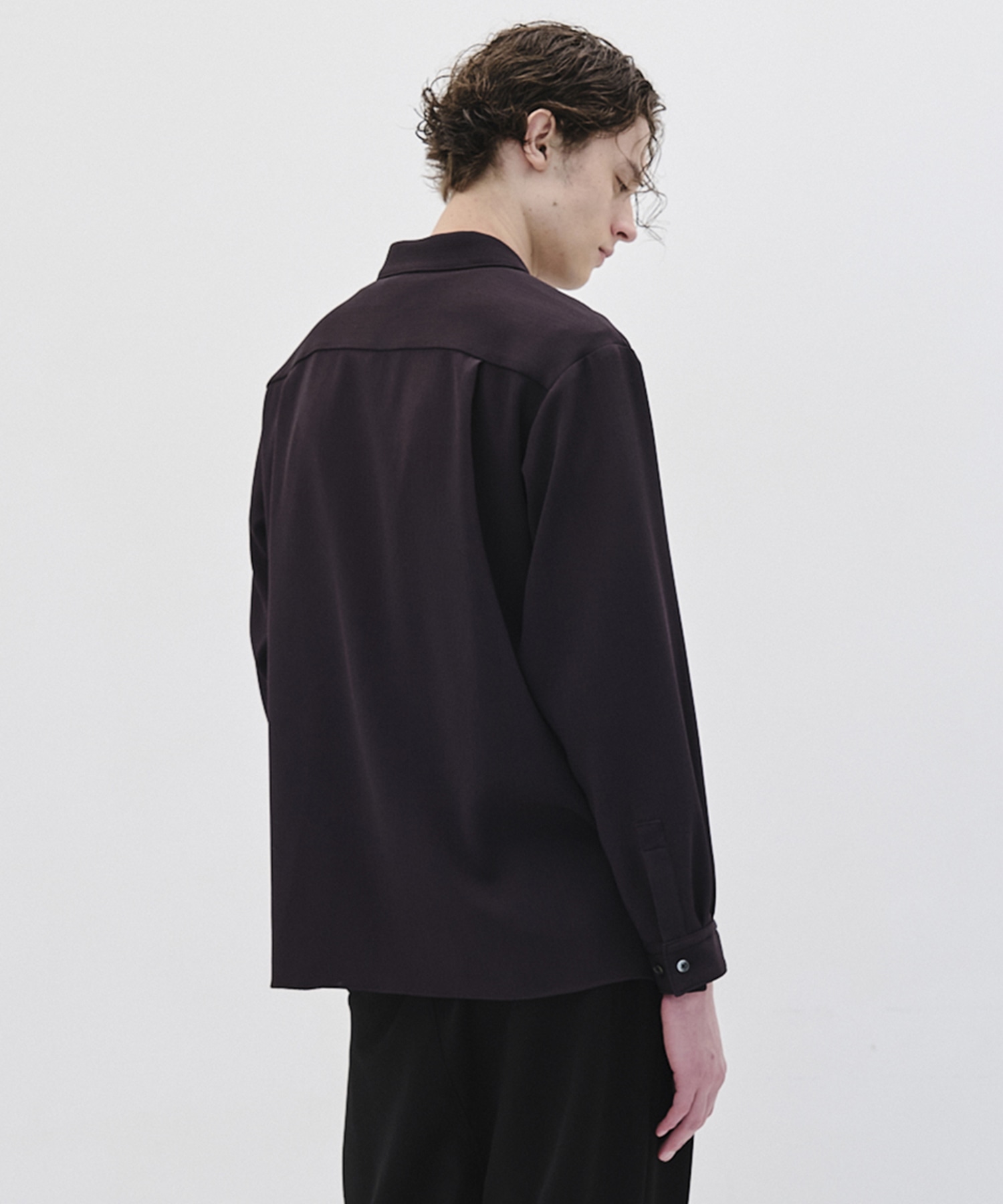 COLD DRY PLEATS ロングスリーブシャツ