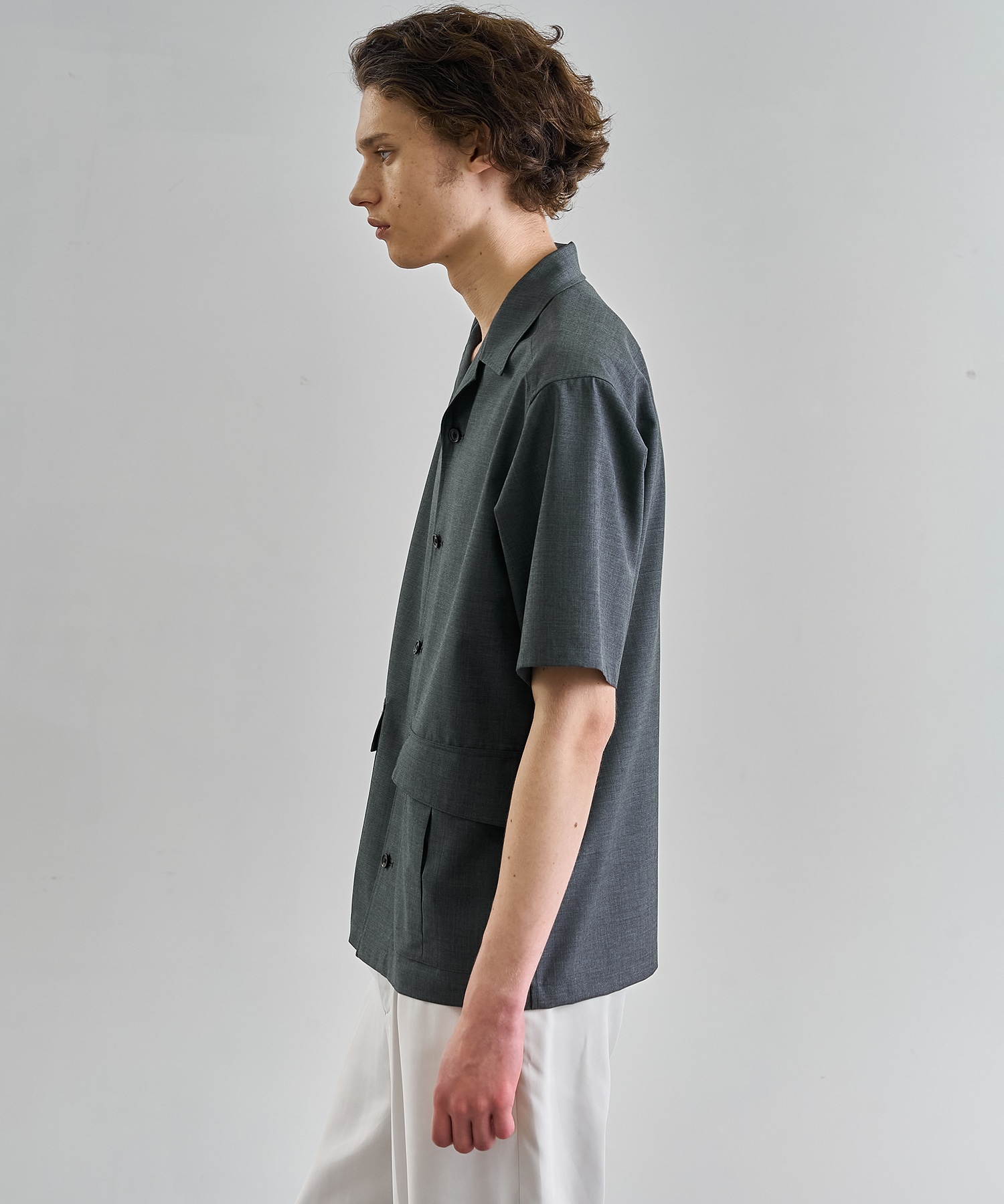 SCHONHERR WOOL ファティーグシャツ