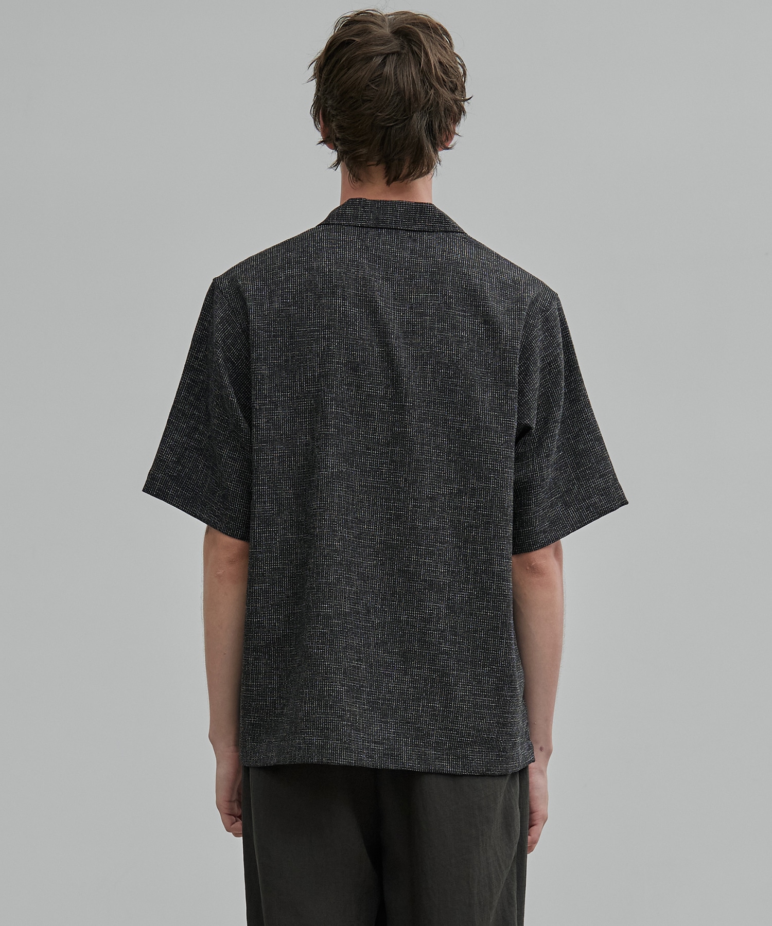 〈新発売〉SUMMER TWEED オープンカラーシャツ