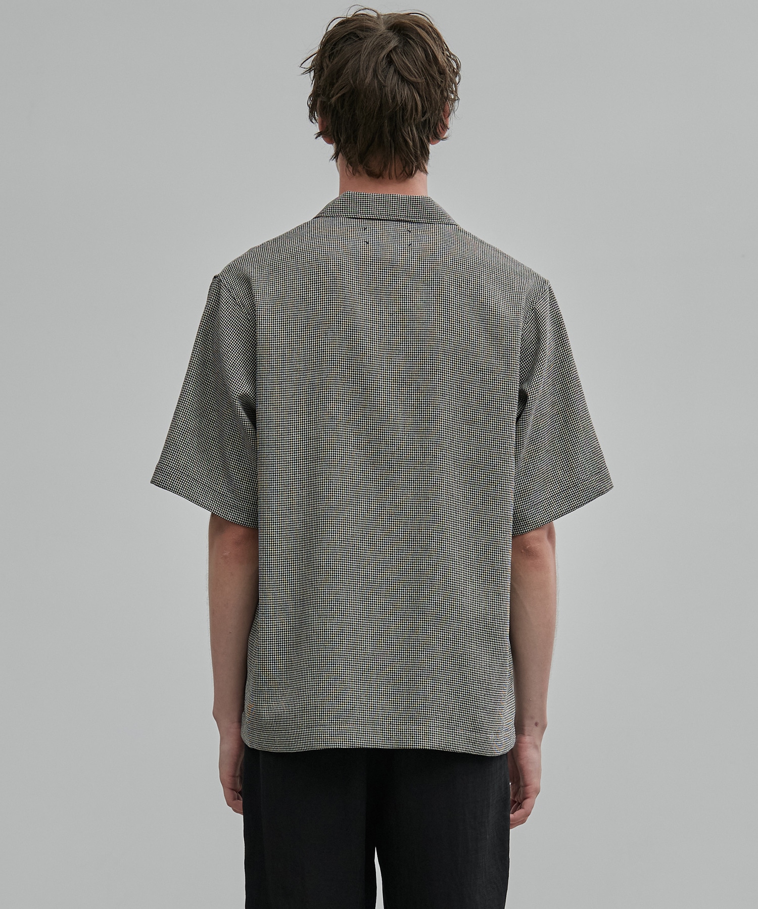 〈新発売〉SUMMER TWEED オープンカラーシャツ