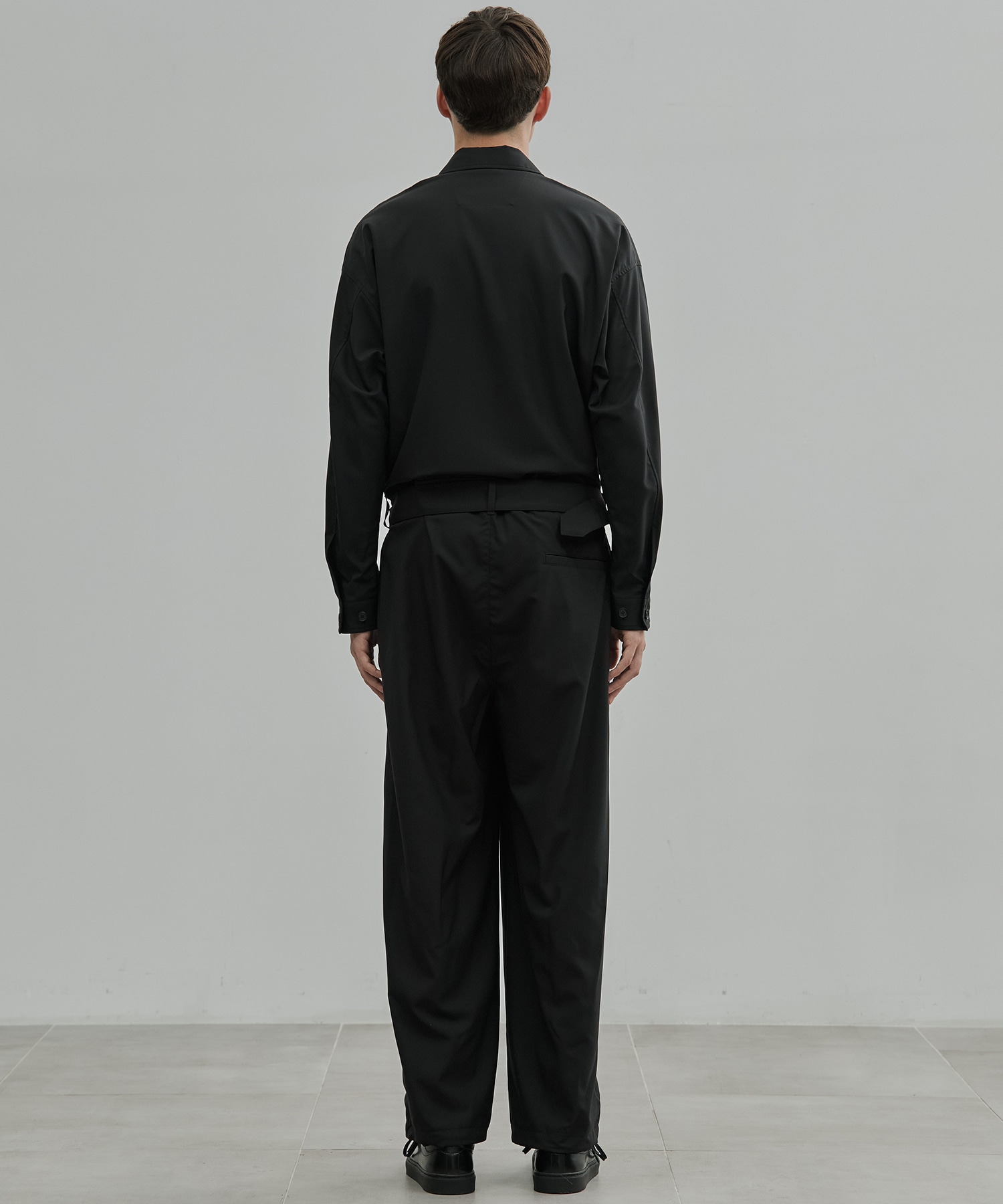 Super120s Wool Typewriter Jumpsuit