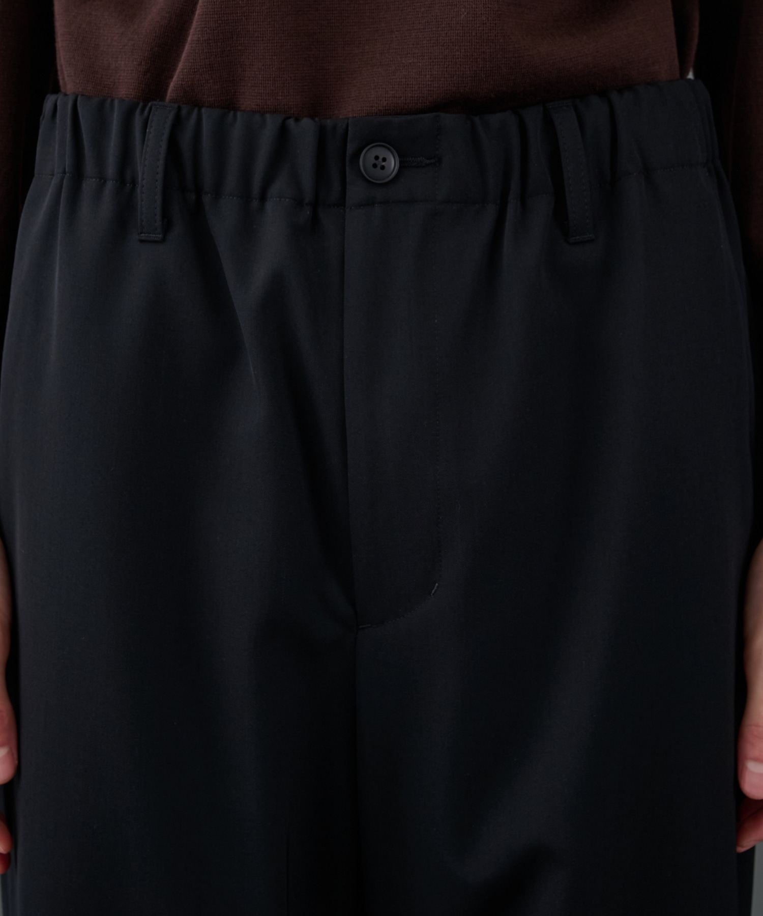 〈残りわずか｜再入荷なし〉CLEAR WOOL パラシュートパンツ